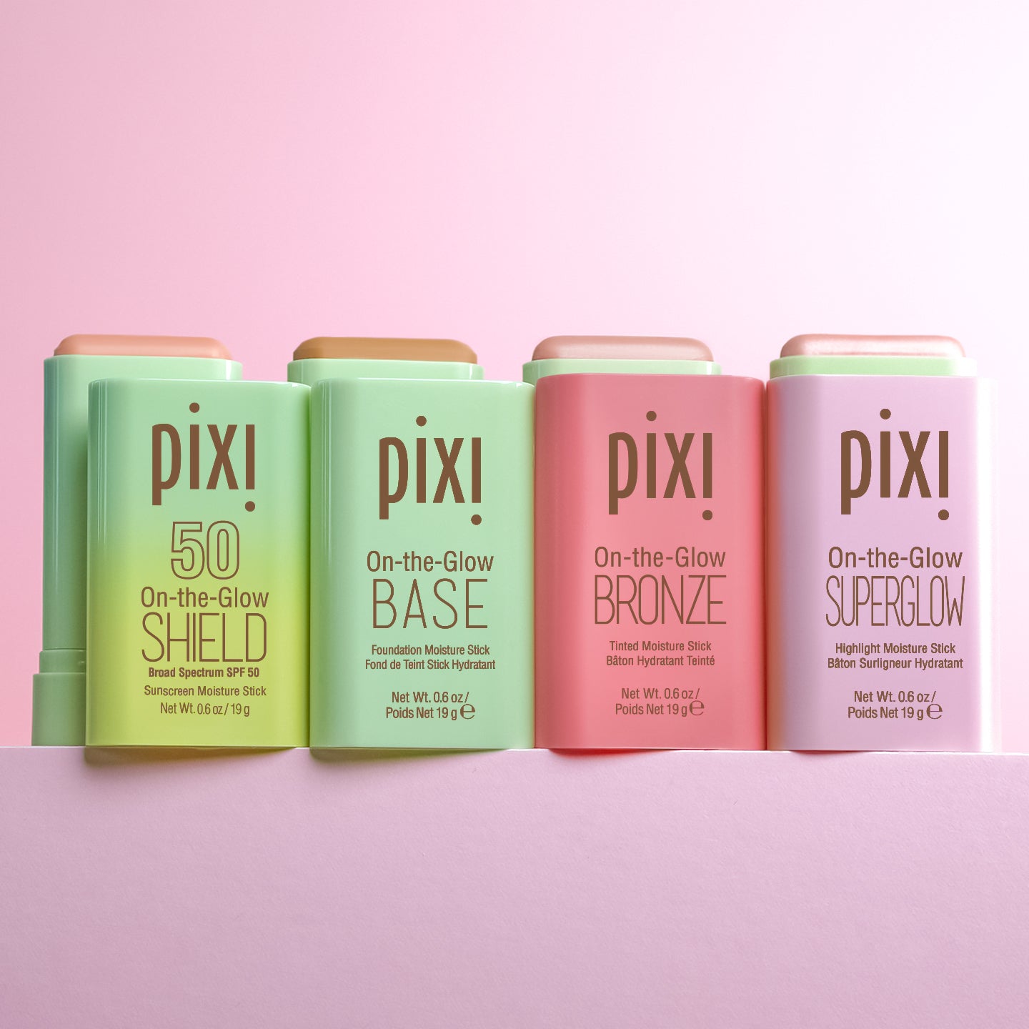 Pixi SunTreats Shield Glow Bundle Makeup Set LSF 50