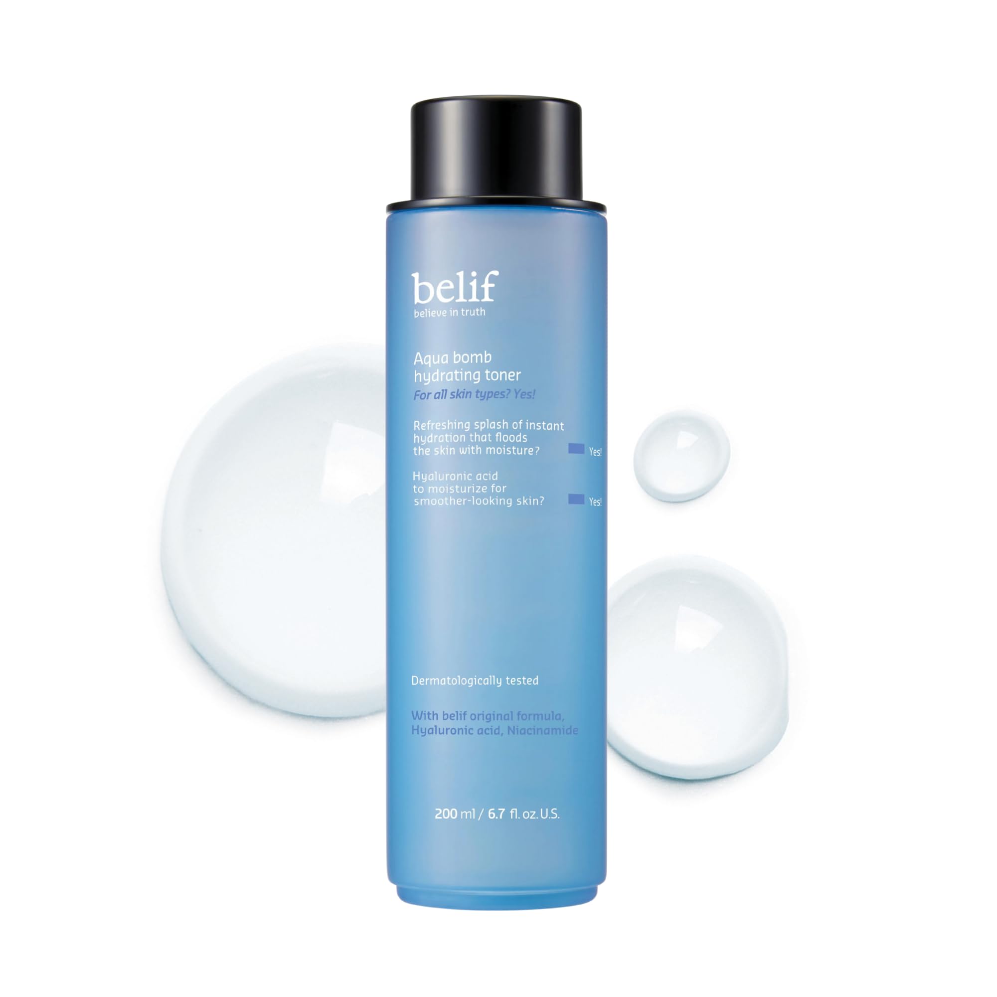 Belif Aqua Bomb Gesichtswasser Toner 200ml Niacinamid