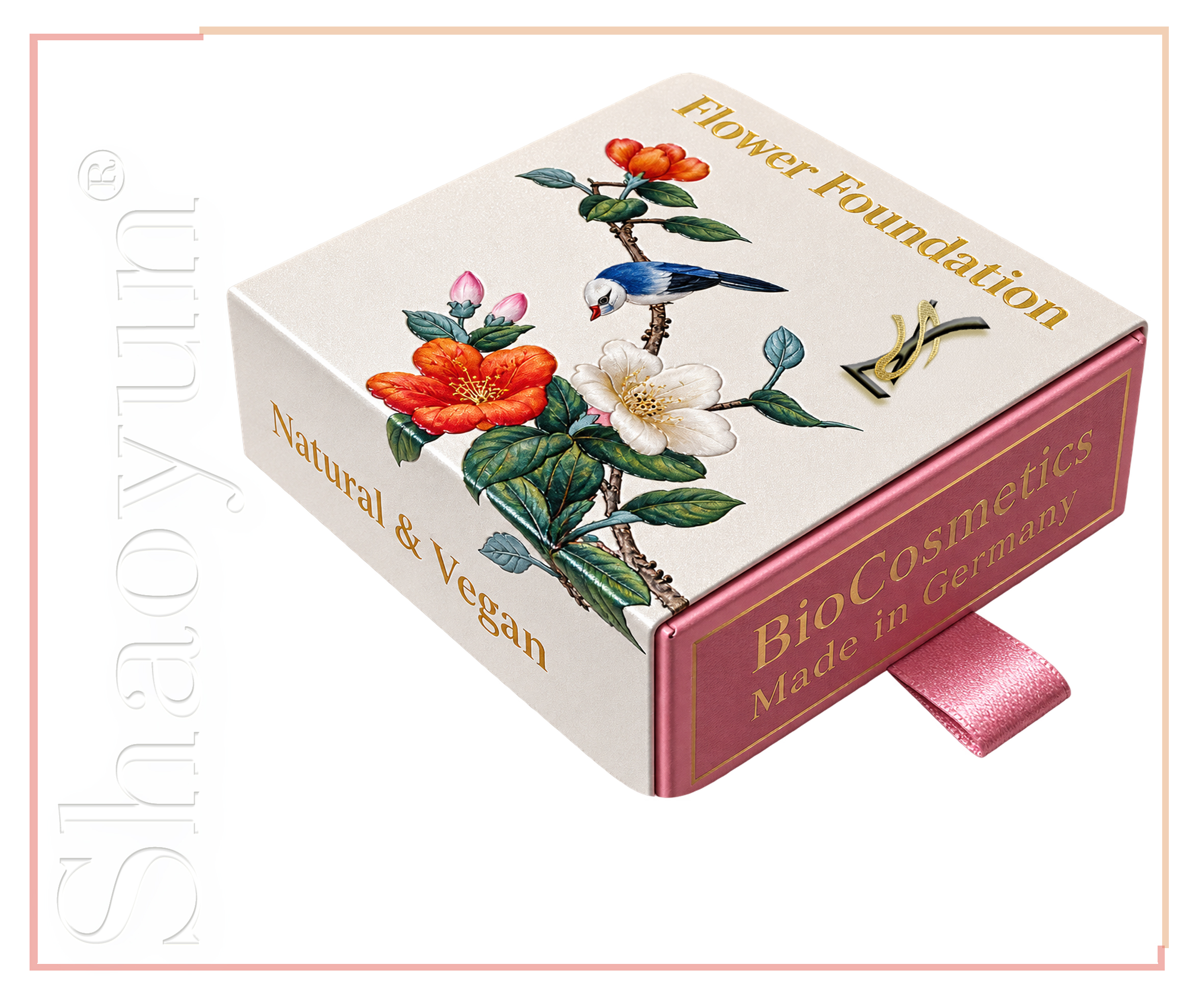Shaoyun Flower Foundation Puder ohne Titandioxid 1 Dose