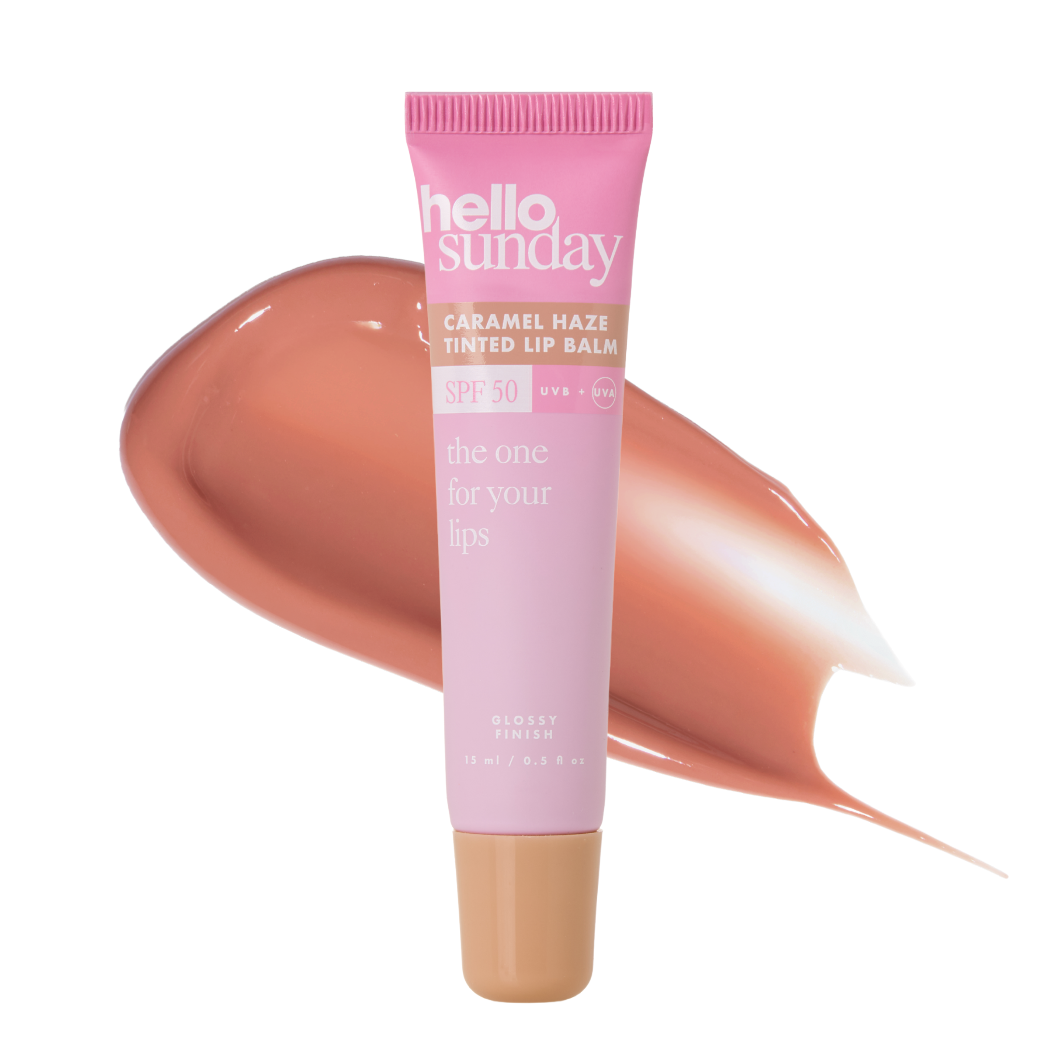 Hello Sunday Lips Tinted Lip Balm SPF 50 Rose Bloom Shea