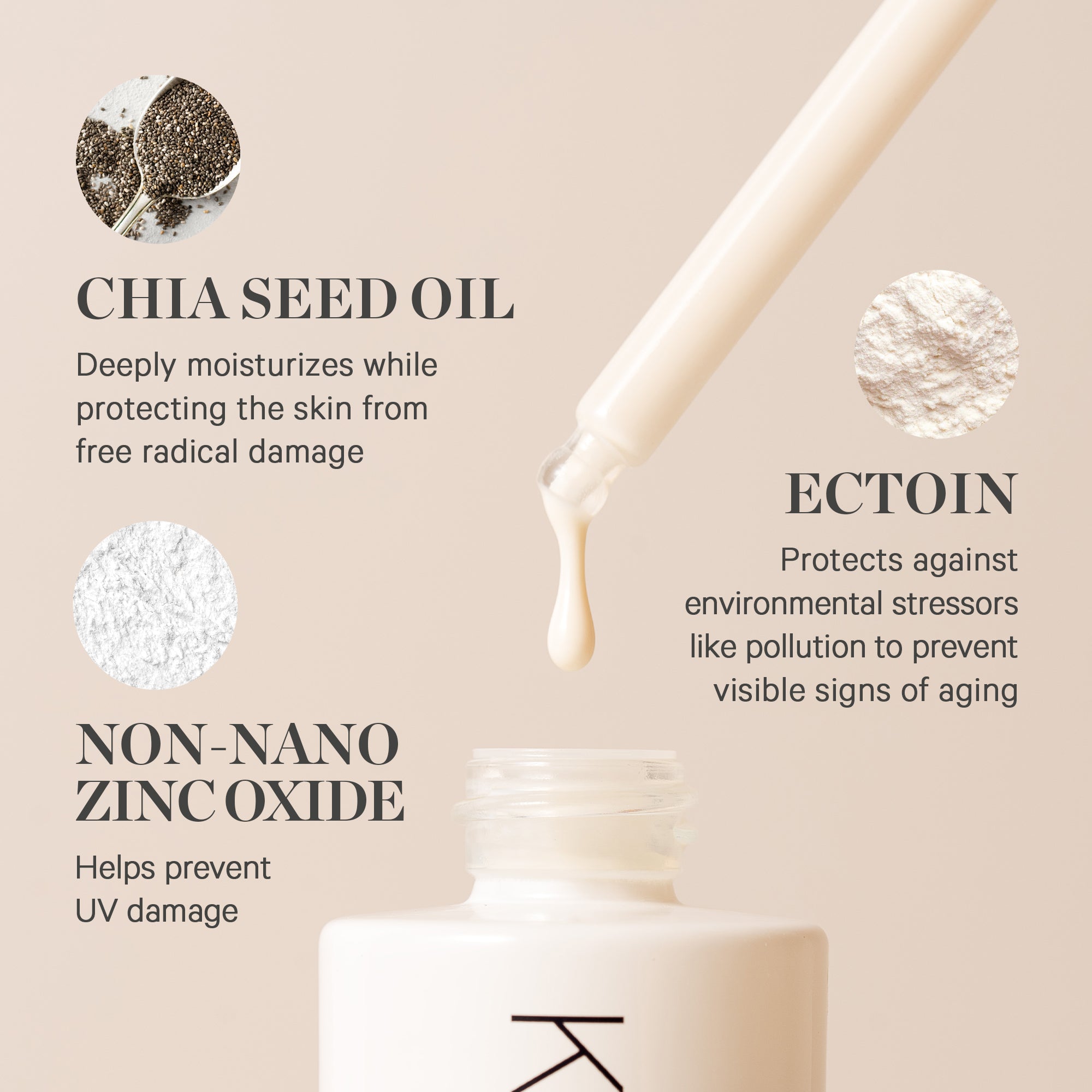 Kora Organics SPF Silky Sun Drops Serum LSF 15 30 ml