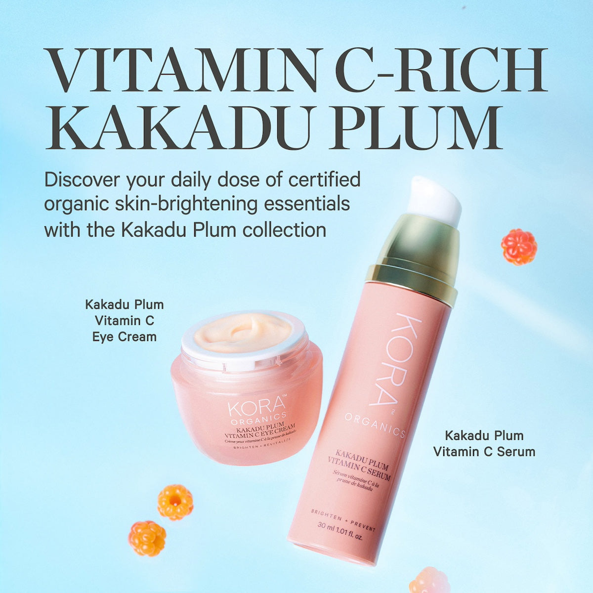 Kora Organics Kakadu Plum Augencreme Eye Cream 15 ml Vitamin C