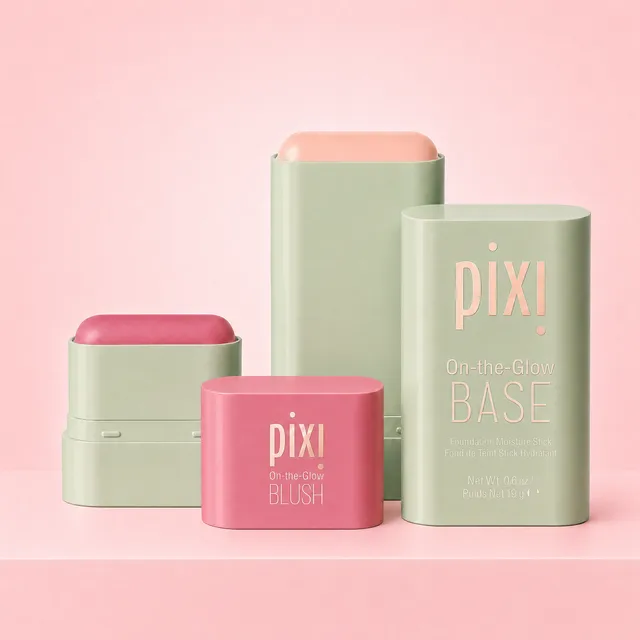 Pixi Makeup On-the-Glow Starter Kit Base + Blush