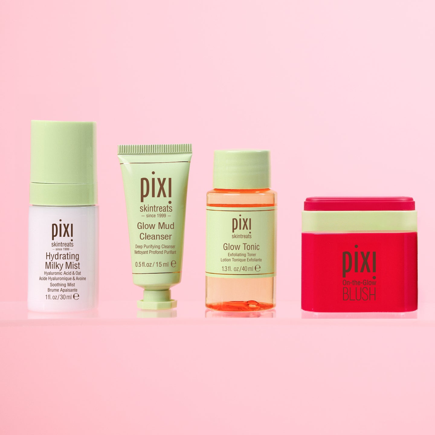 Pixi Glow Tonic Starter Kit Gesichtspflegeset 4-teilig Blush