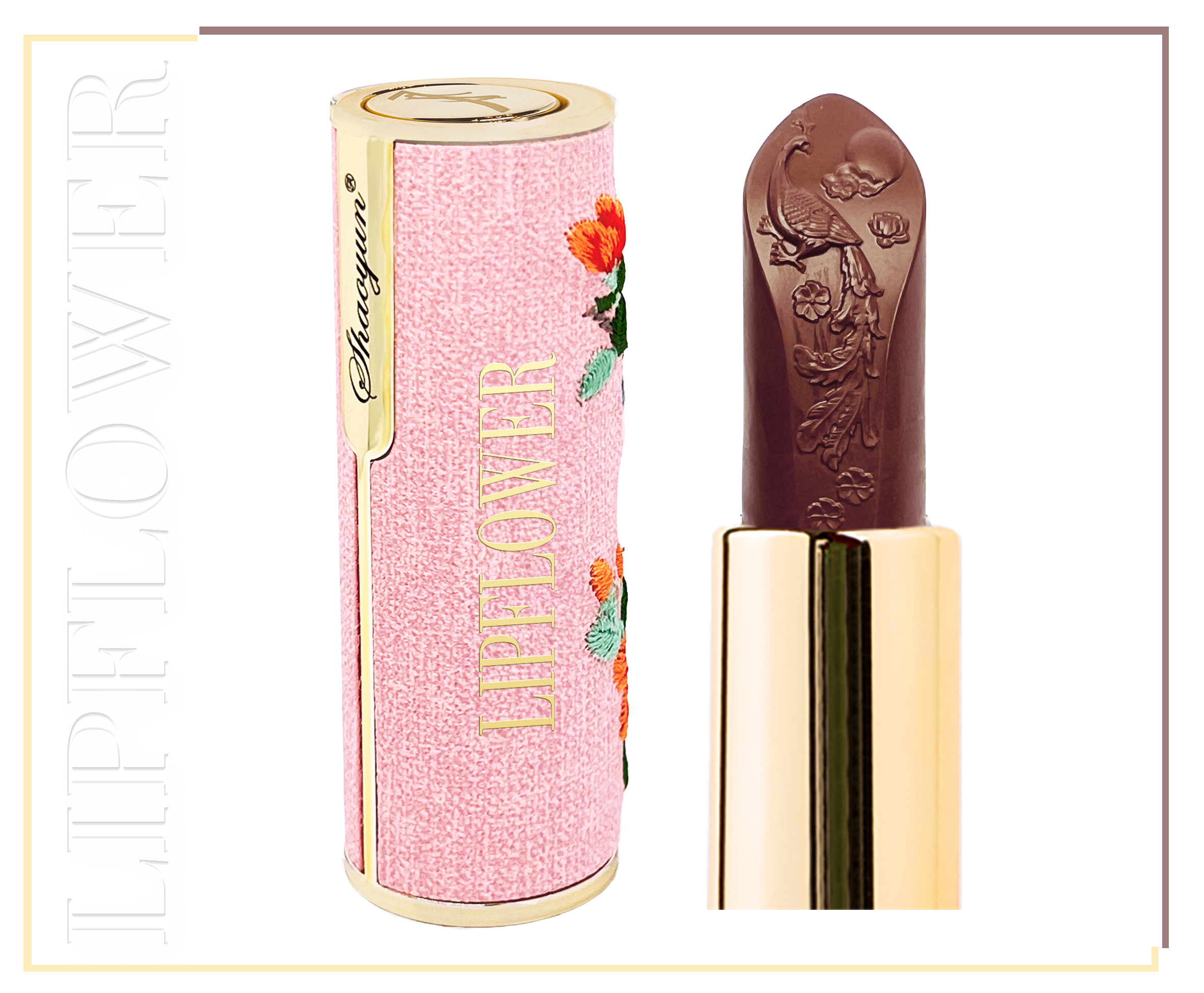 Shaoyun Lip Flower 202 Jasmin Lippenstift Braun vegan