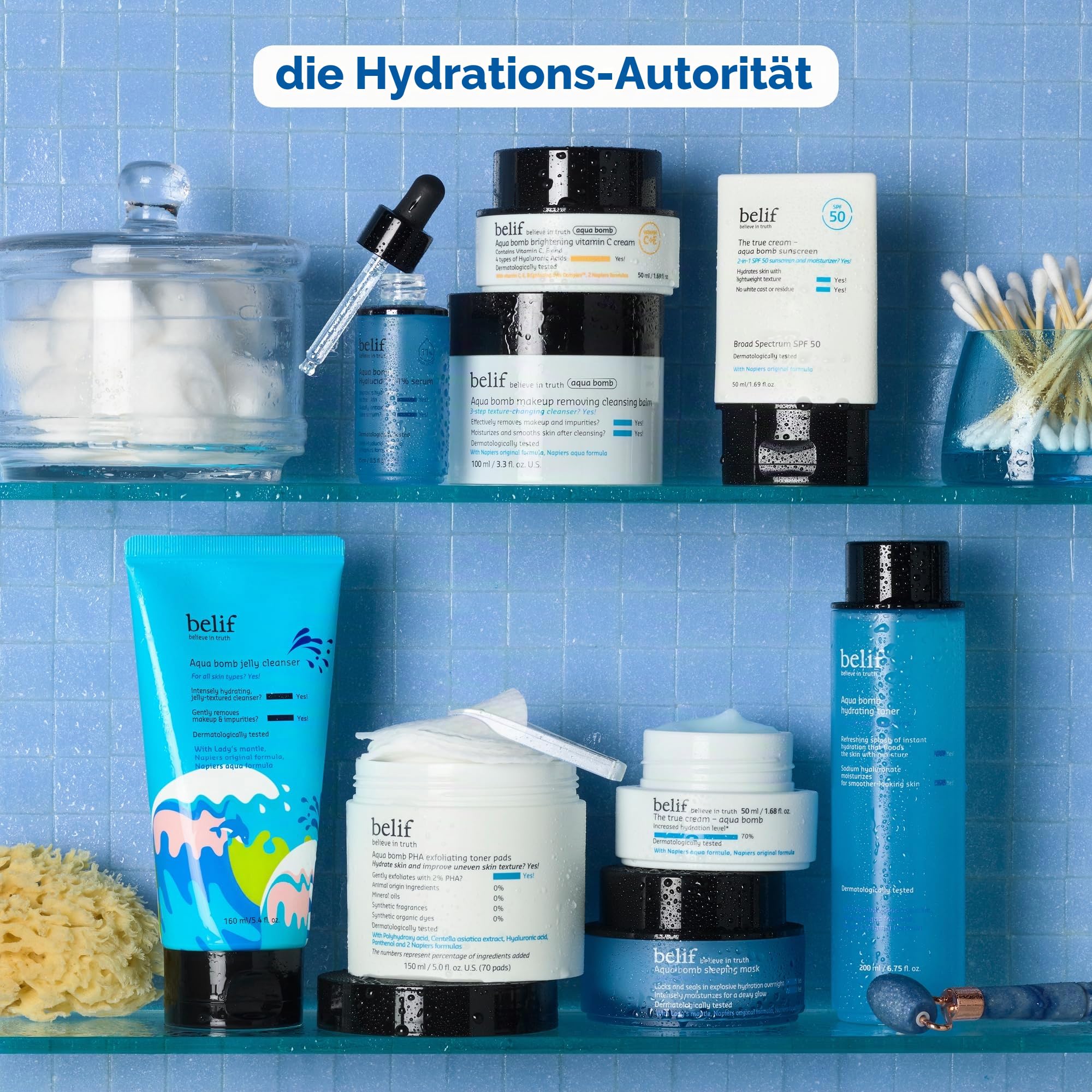 belif Aqua Bomb Reinigungsbalsam 100 ml mit Lotusblüte