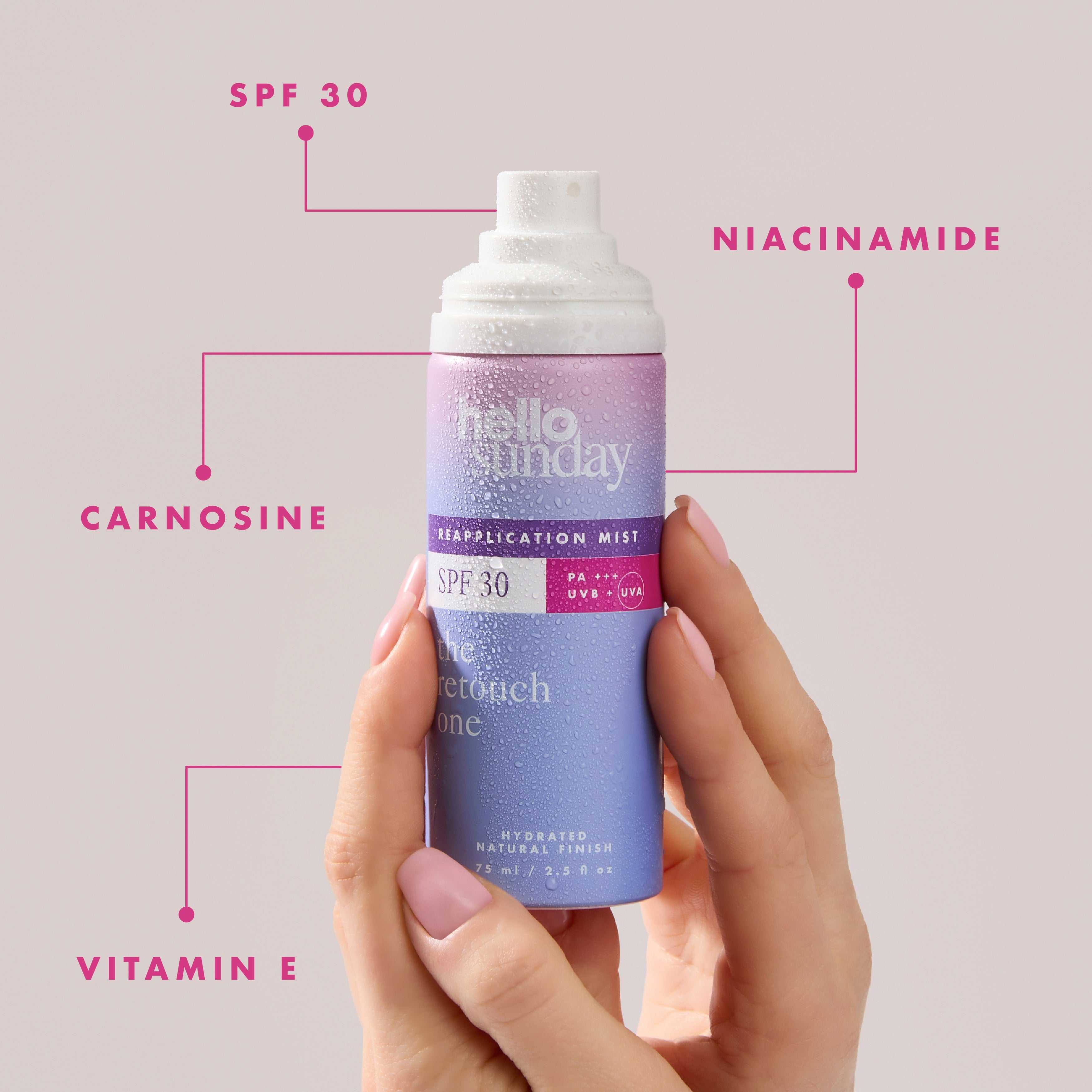 Hello Sunday Mists The Retouch One Spray SPF 30 Niacinamid