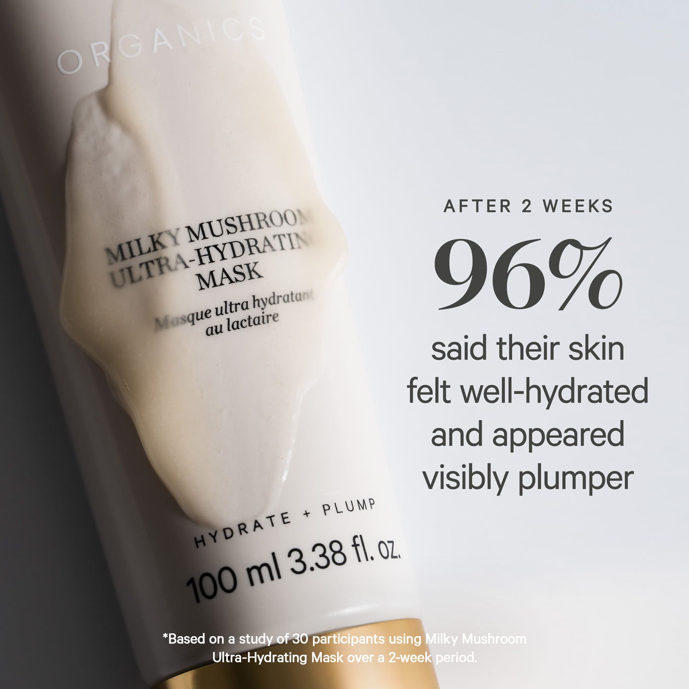 Kora Organics Milky Mushroom Maske Gesichtsmaske 100 ml Hyaluron