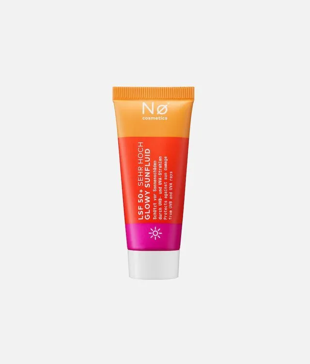 No Cosmetics safe tøday Mini Glowy Sunfluid Sonnenschutz