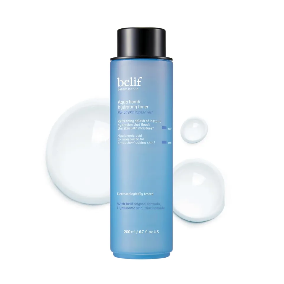 Belif Aqua Bomb Gesichtswasser Toner 200ml Niacinamid