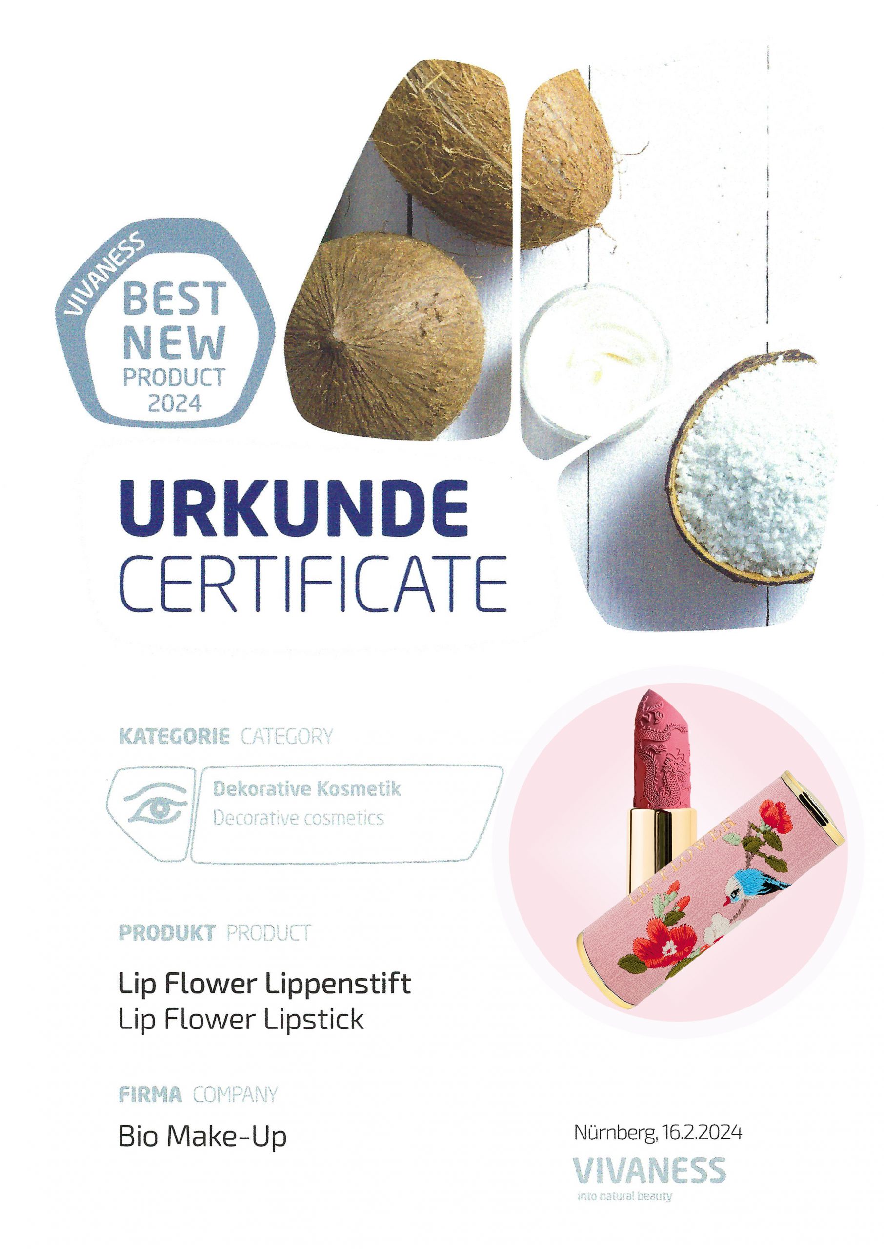 Shaoyun Lip Flower Rosa 186 Rose Lippenstift vegan beerenrot