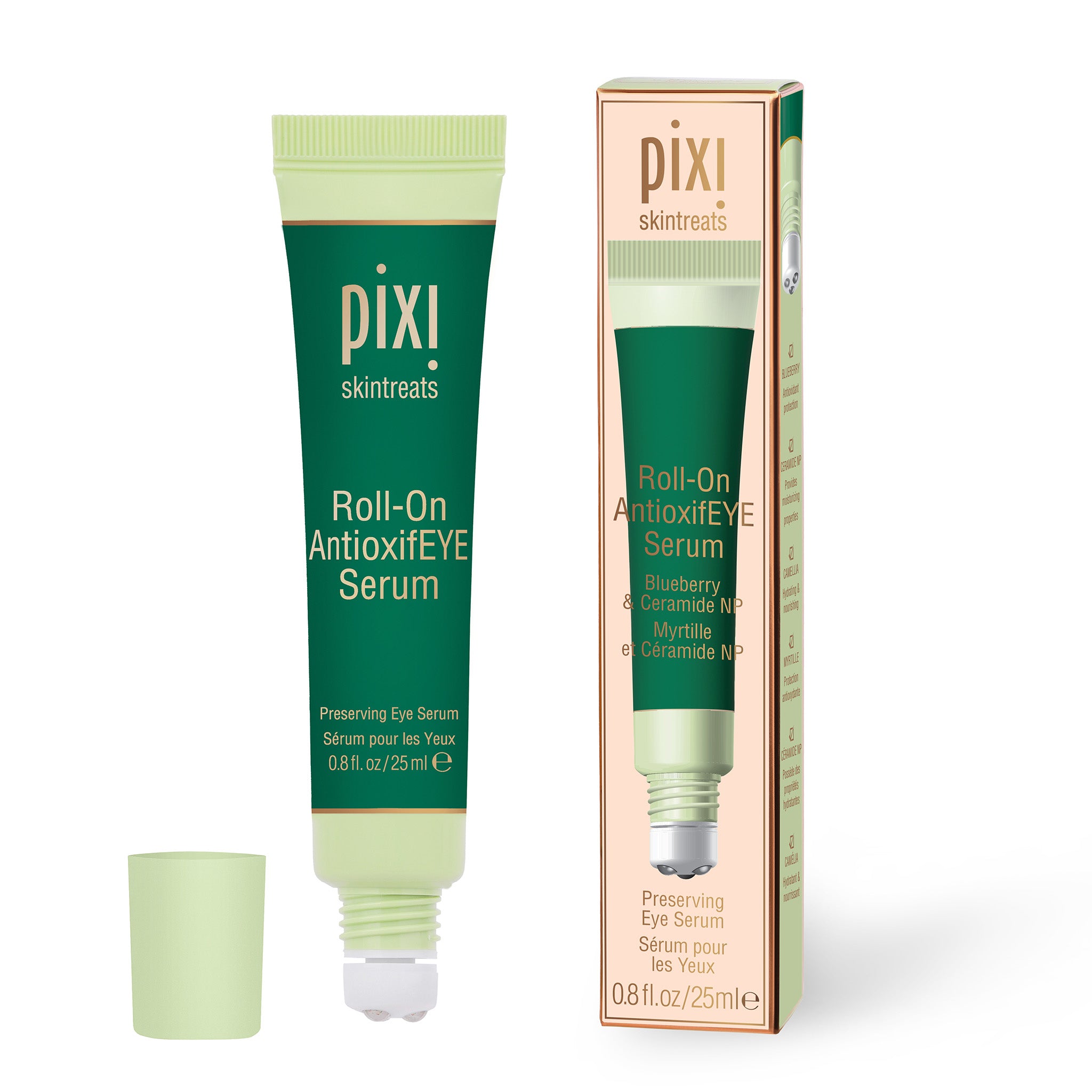 Pixi Antioxidant Duo Augenpflege Pads + Roll-On Serum