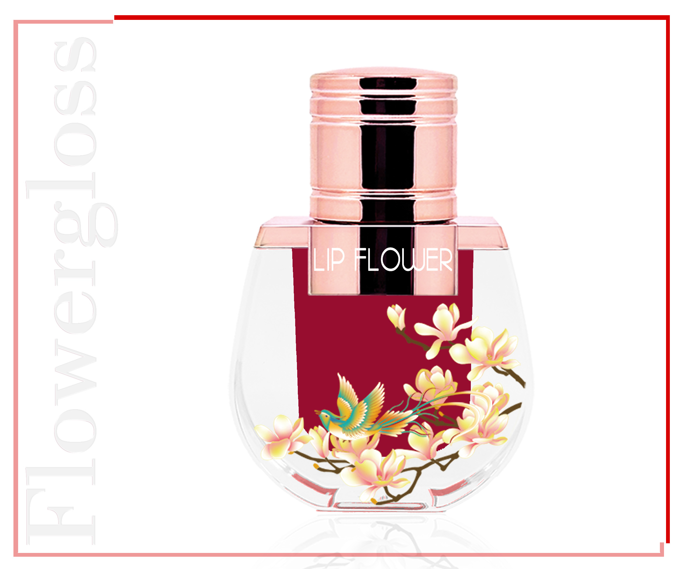 Shaoyun Flowergloss FG03 Kadupulblüte Lipgloss vegan Rot
