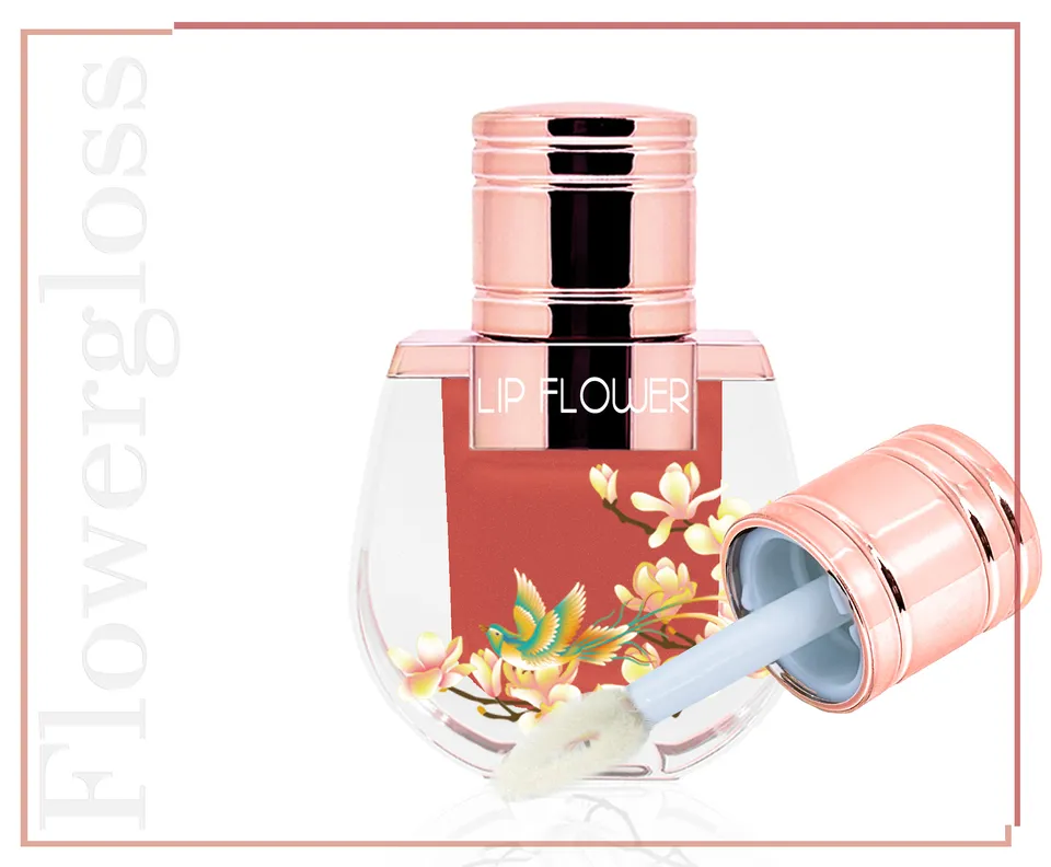 Shaoyun Flowergloss FG06 Lotusblume Lipgloss Pfirsich vegan