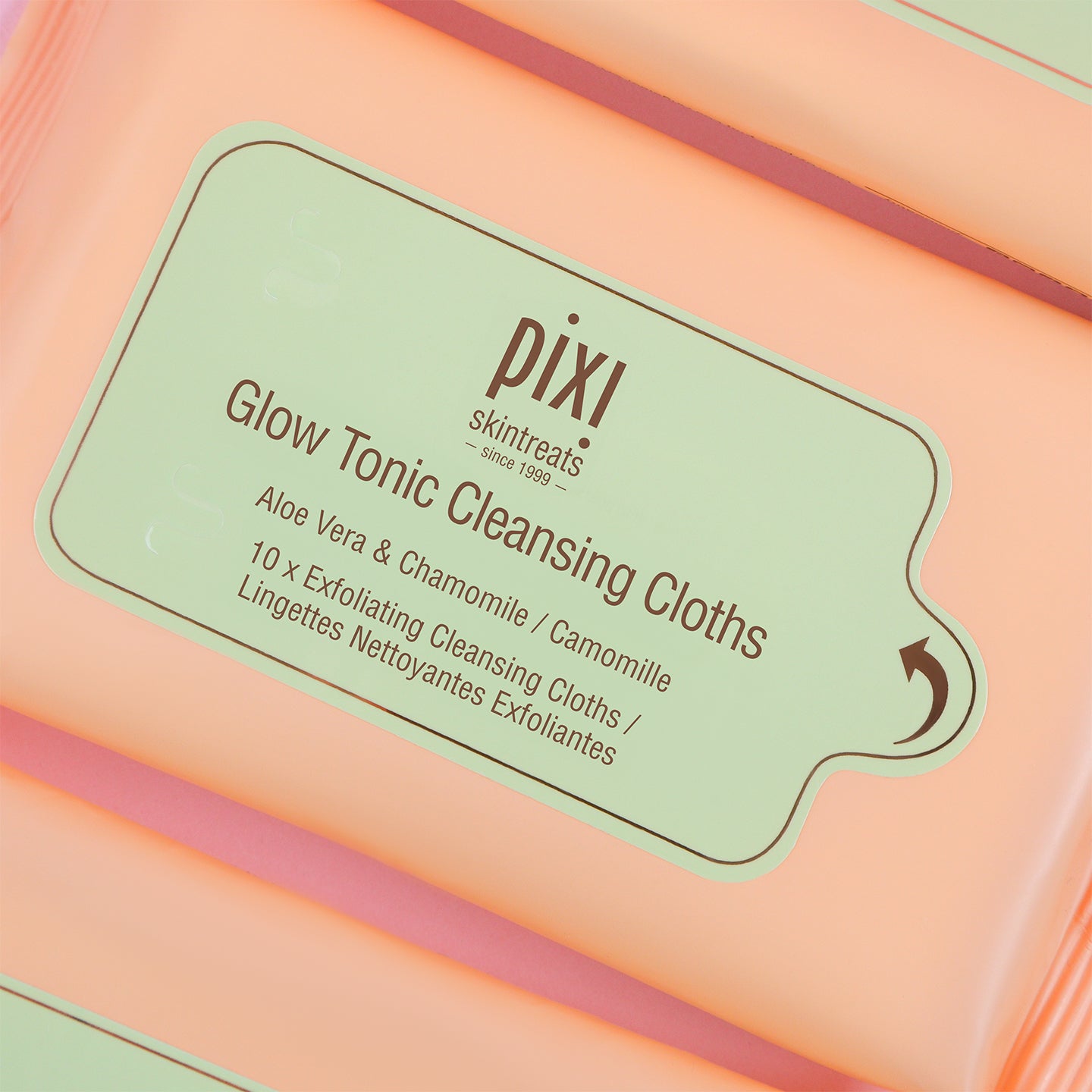 Pixi Glow Tonic Reinigungstücher 5er-Set Glycolsäure