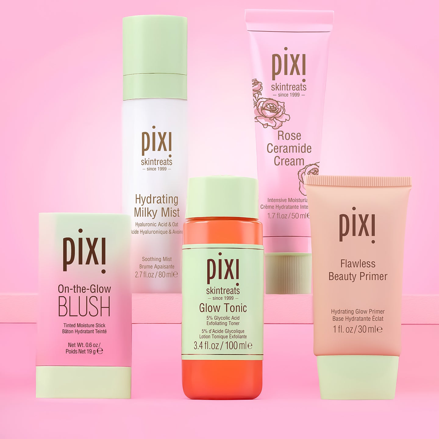 Pixi Glow Tonic Best Of Bundle 5tlg Gesichtspflege Set Glow