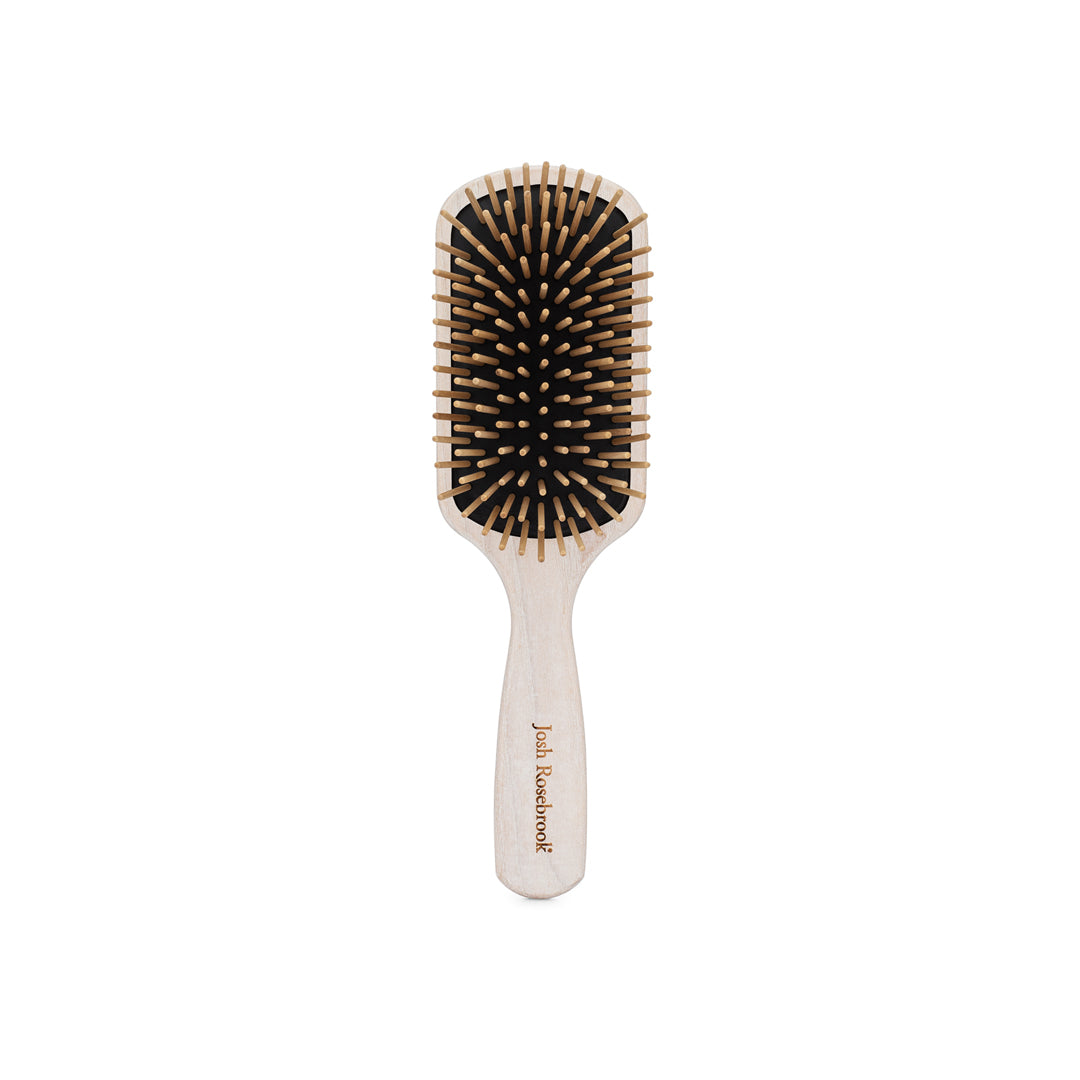Josh Rosebrook Wide Paddle Haarbürste Holz mit Baumwollbeutel