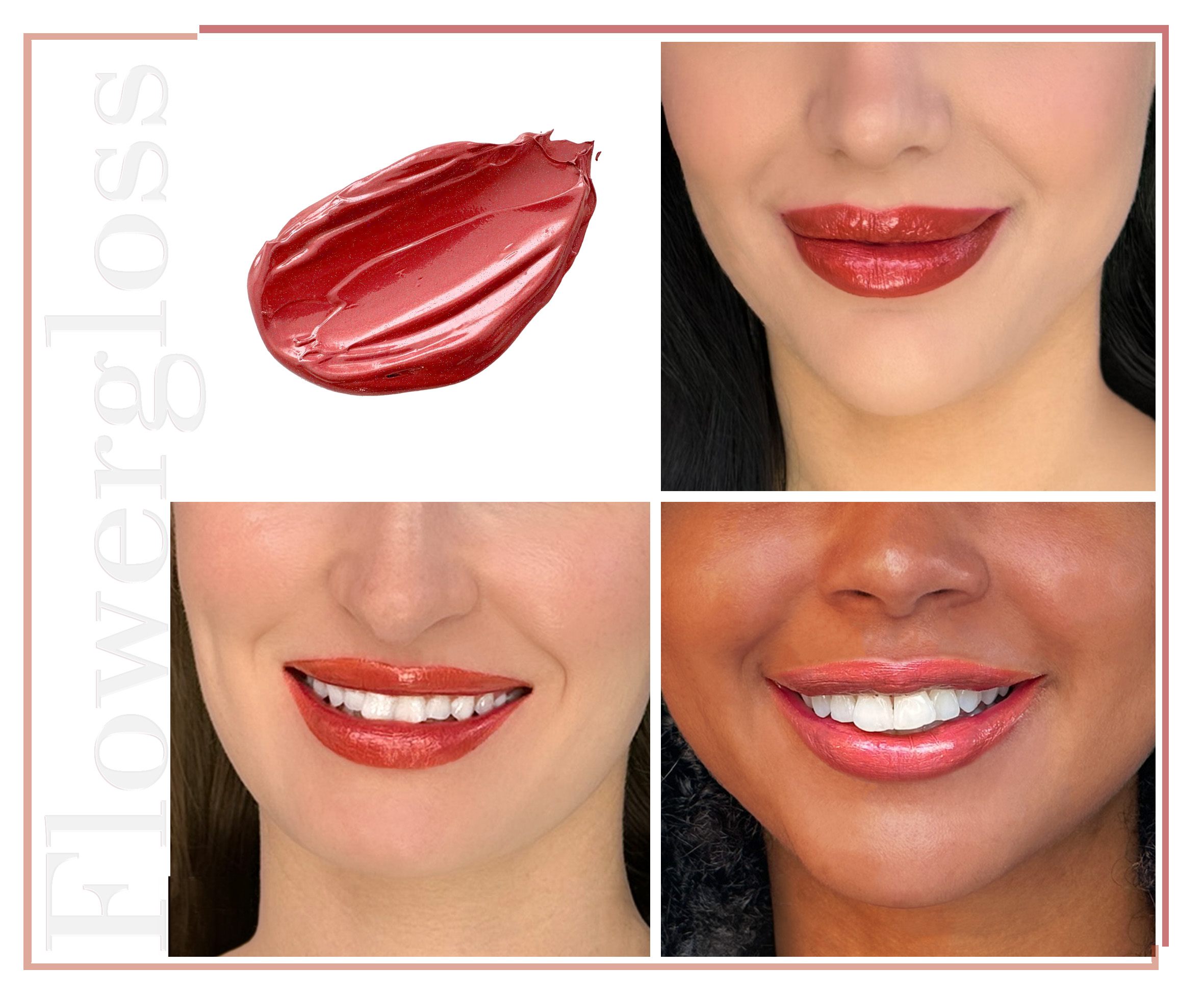 Shaoyun Flowergloss FG06 Lotusblume Lipgloss Pfirsich vegan
