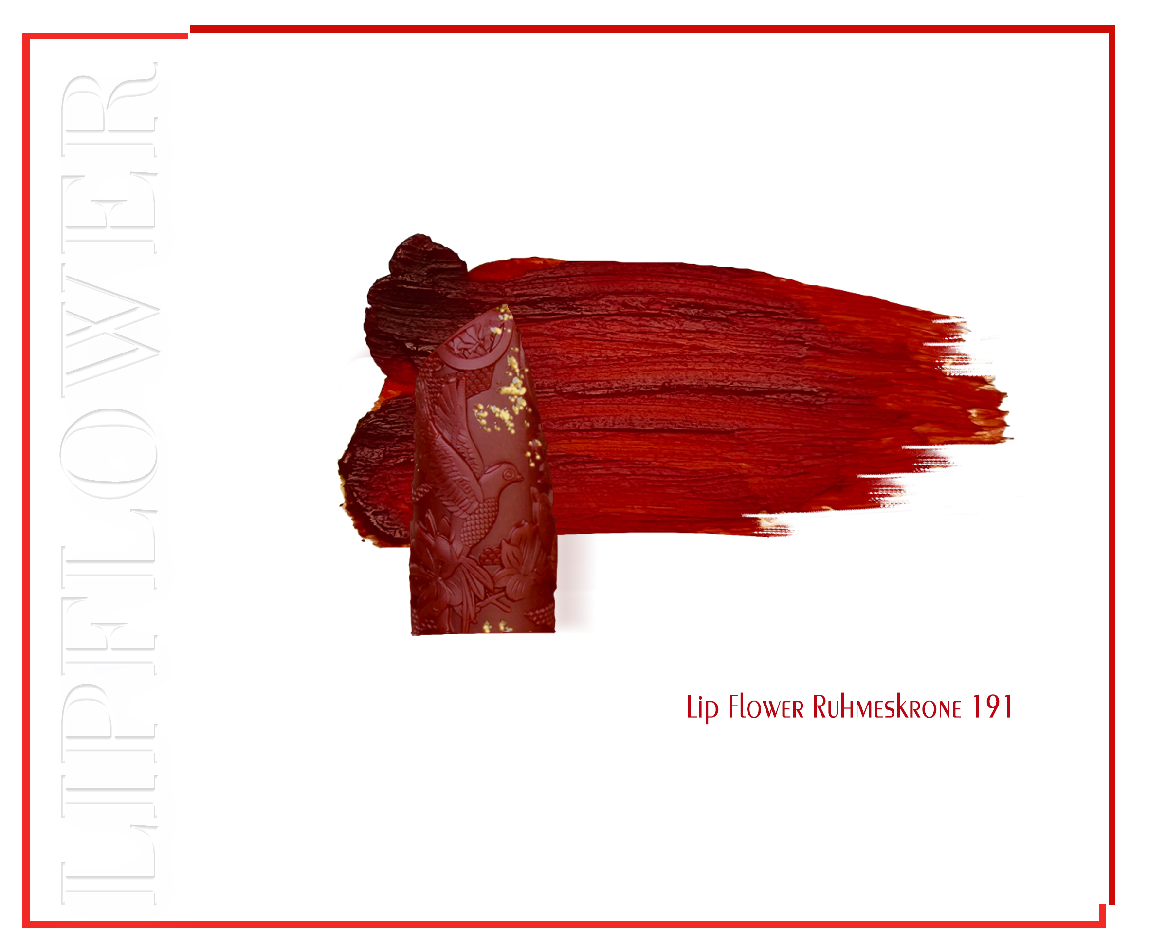 Shaoyun Lip Flower Ruhmeskrone 191 Lippenstift Rot Gold