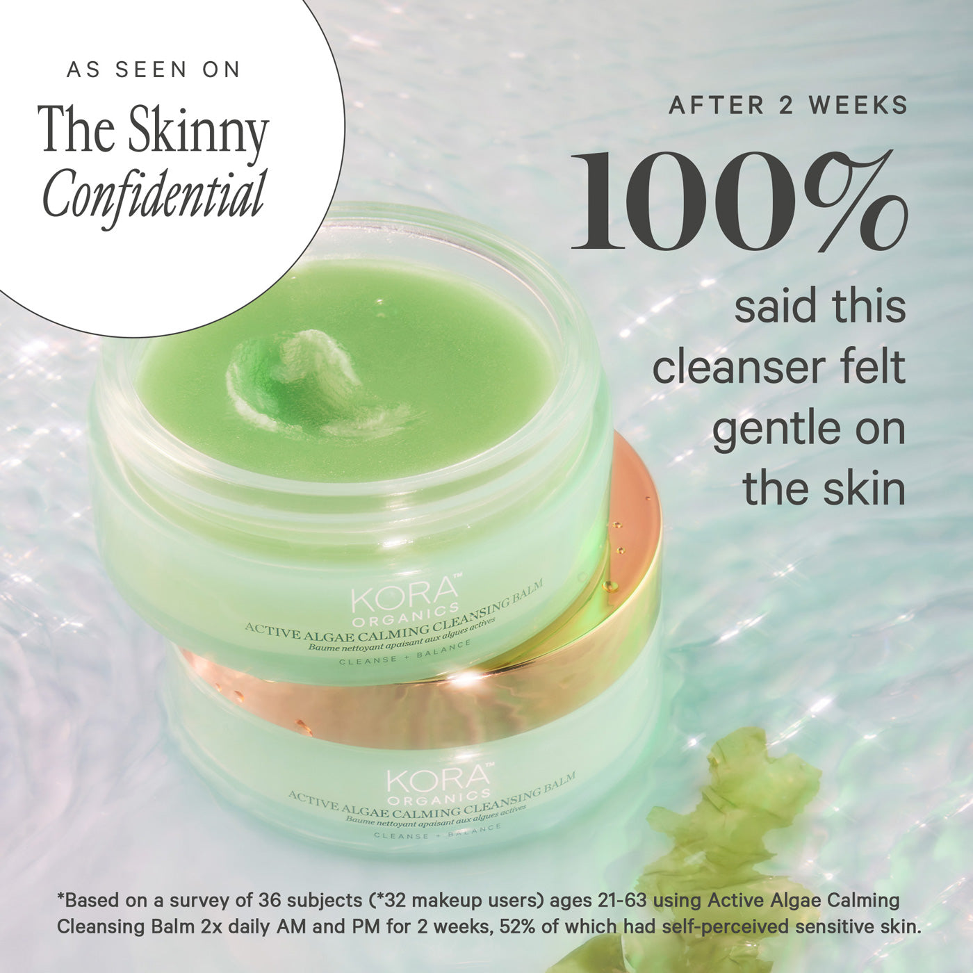Kora Organics Active Algae Cleansing Balm Reinigungsbalsam 100g