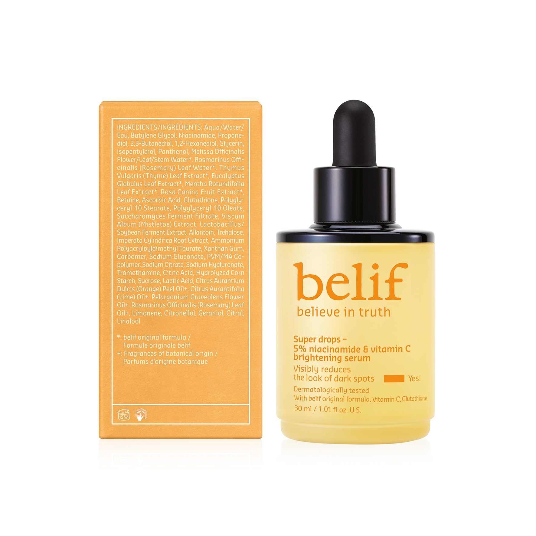 belif Super Drops Gesichtsserum 5% Niacinamid 30 ml