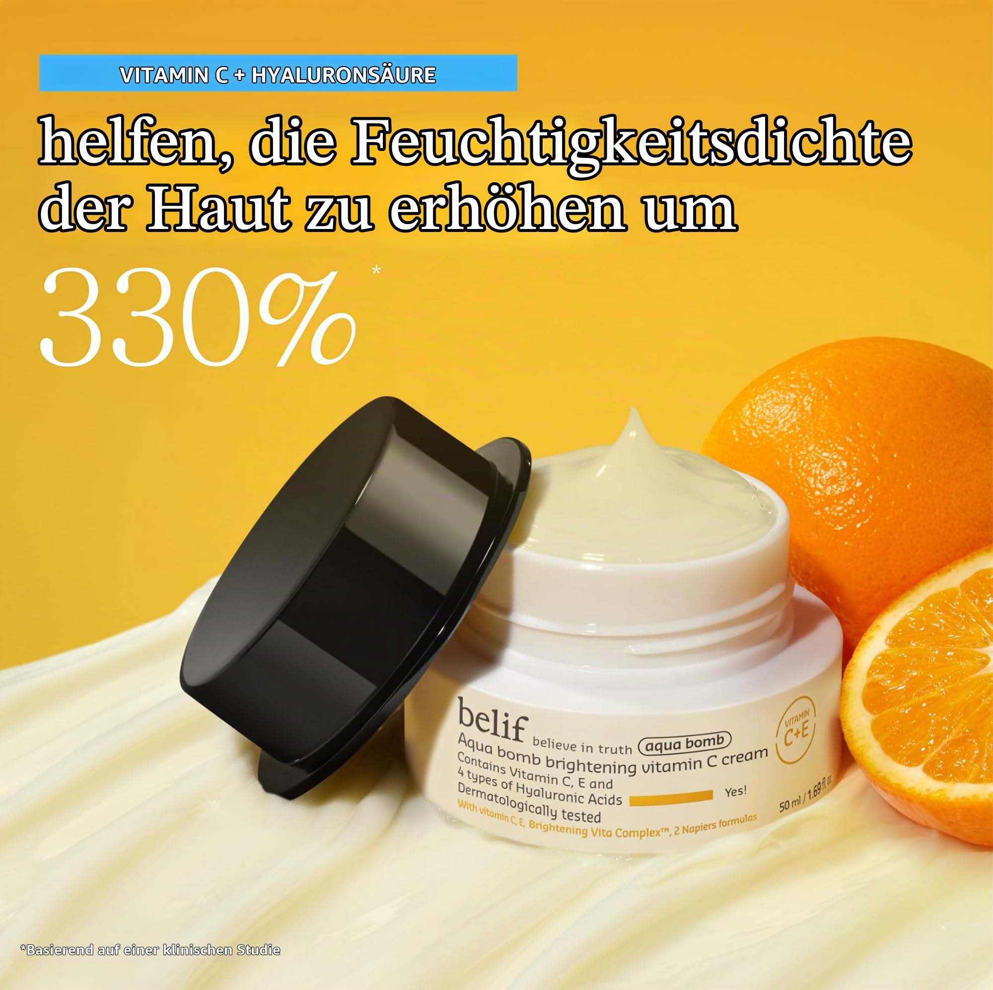 belif Aqua Bomb Gesichtscreme Vitamin C Cream 50 ml vegan