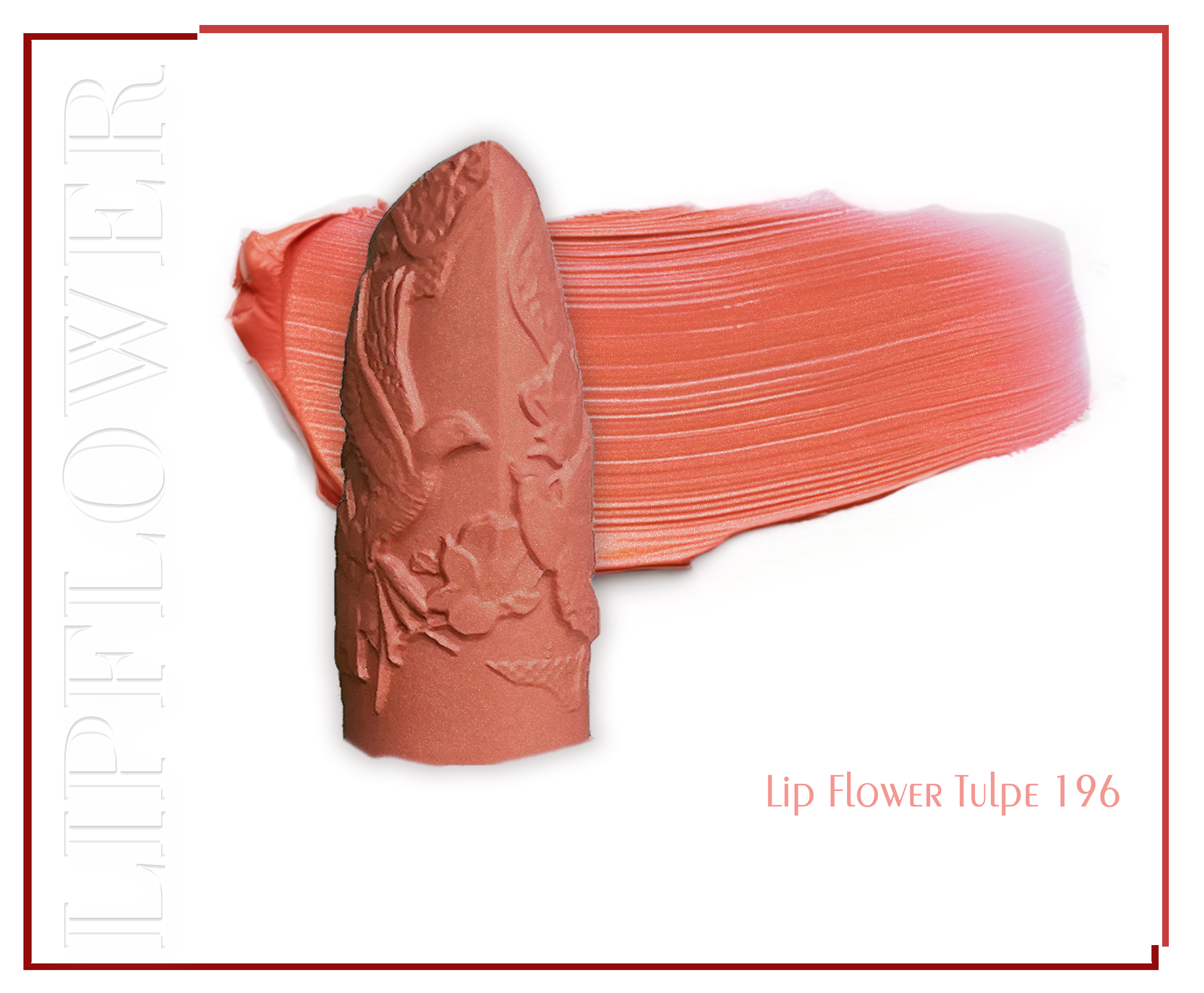 Shaoyun Lip Flower Tulpe 196 Lippenstift Rot vegan titandioxidfrei