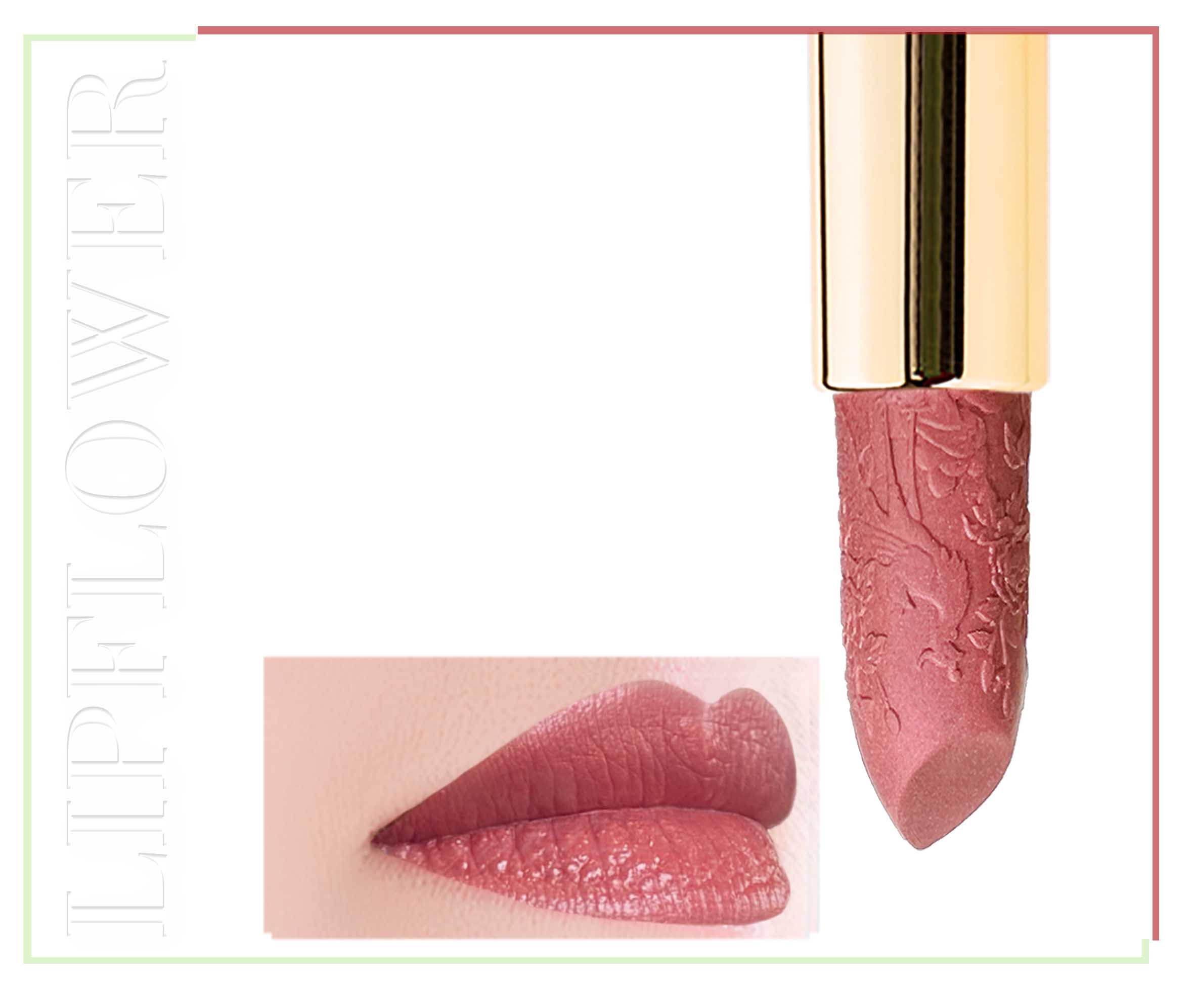 Shaoyun Lip Flower Gold 194 Kirschblüte Lippenstift vegan altrosa