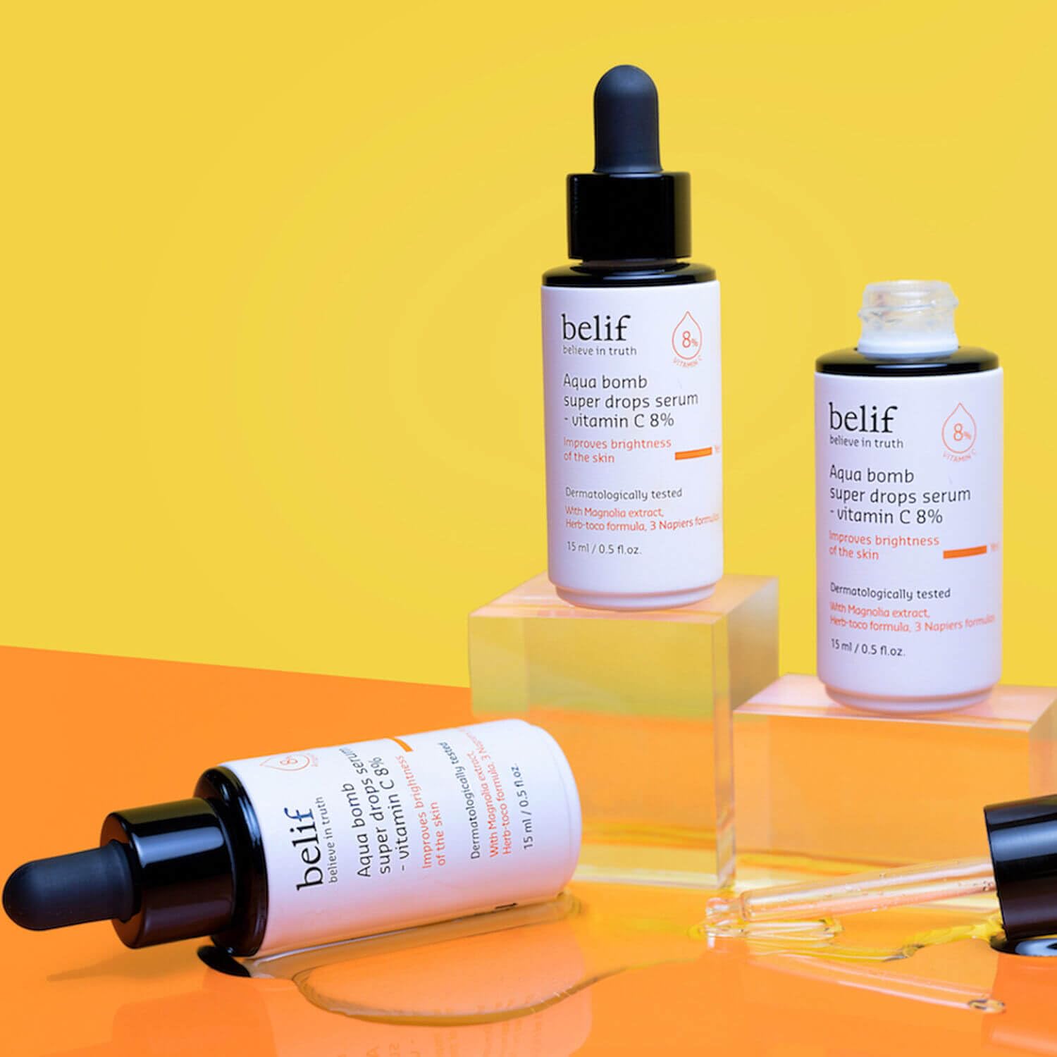 belif Super Drops Vitamin C Serum Gesichtsserum 8% 15 ml