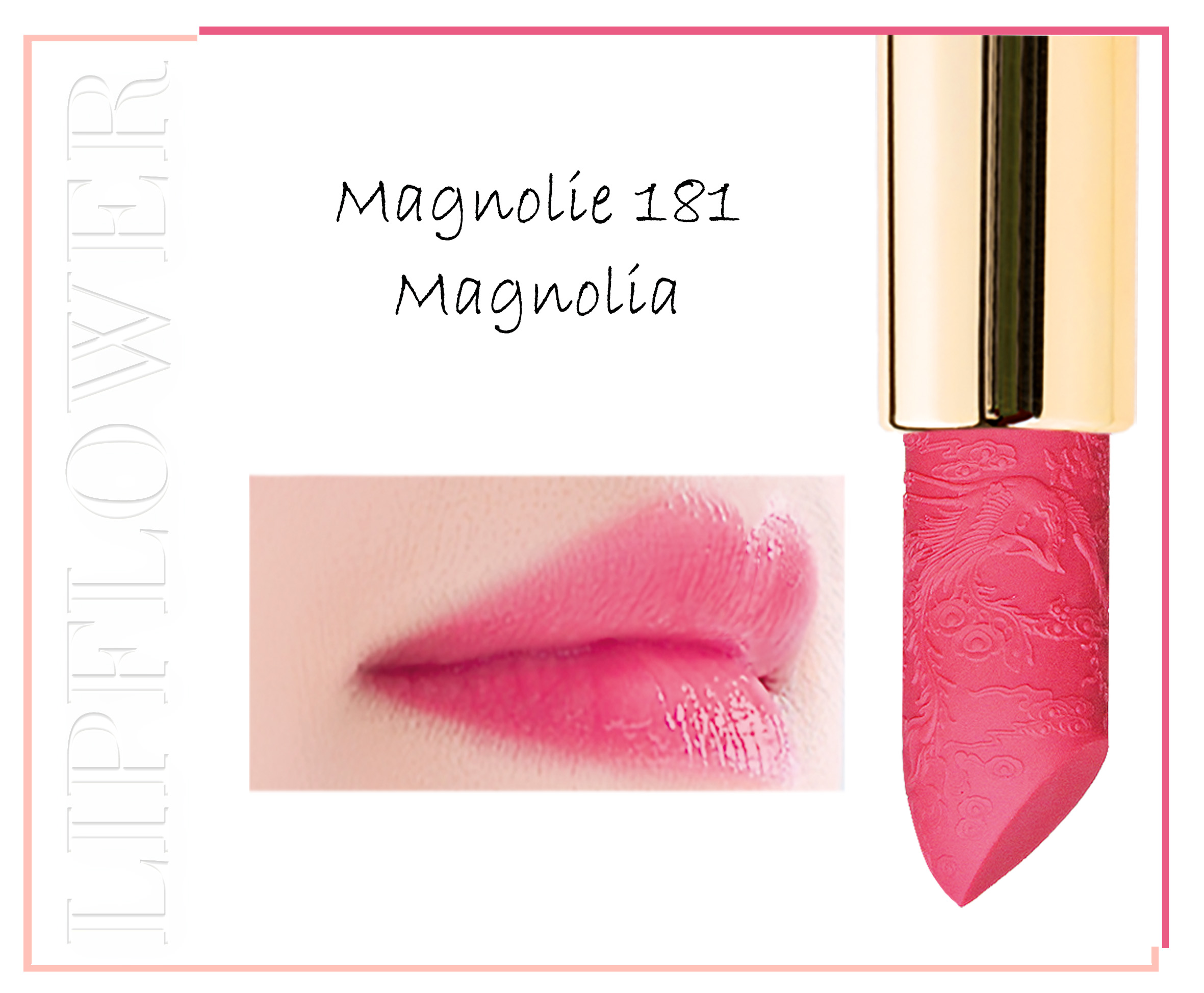Shaoyun Lip Flower Magnolie 181 Lippenstift Rosa ohne Titandioxid