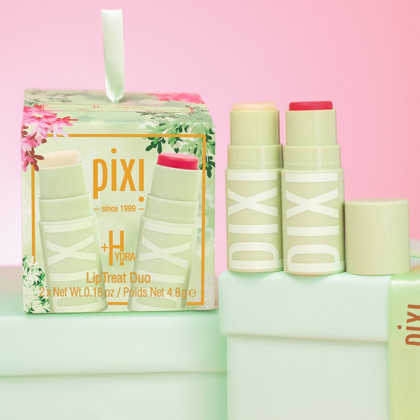 Pixi Makeup +Hydra LipTreat Duo 2x Balsam feucht