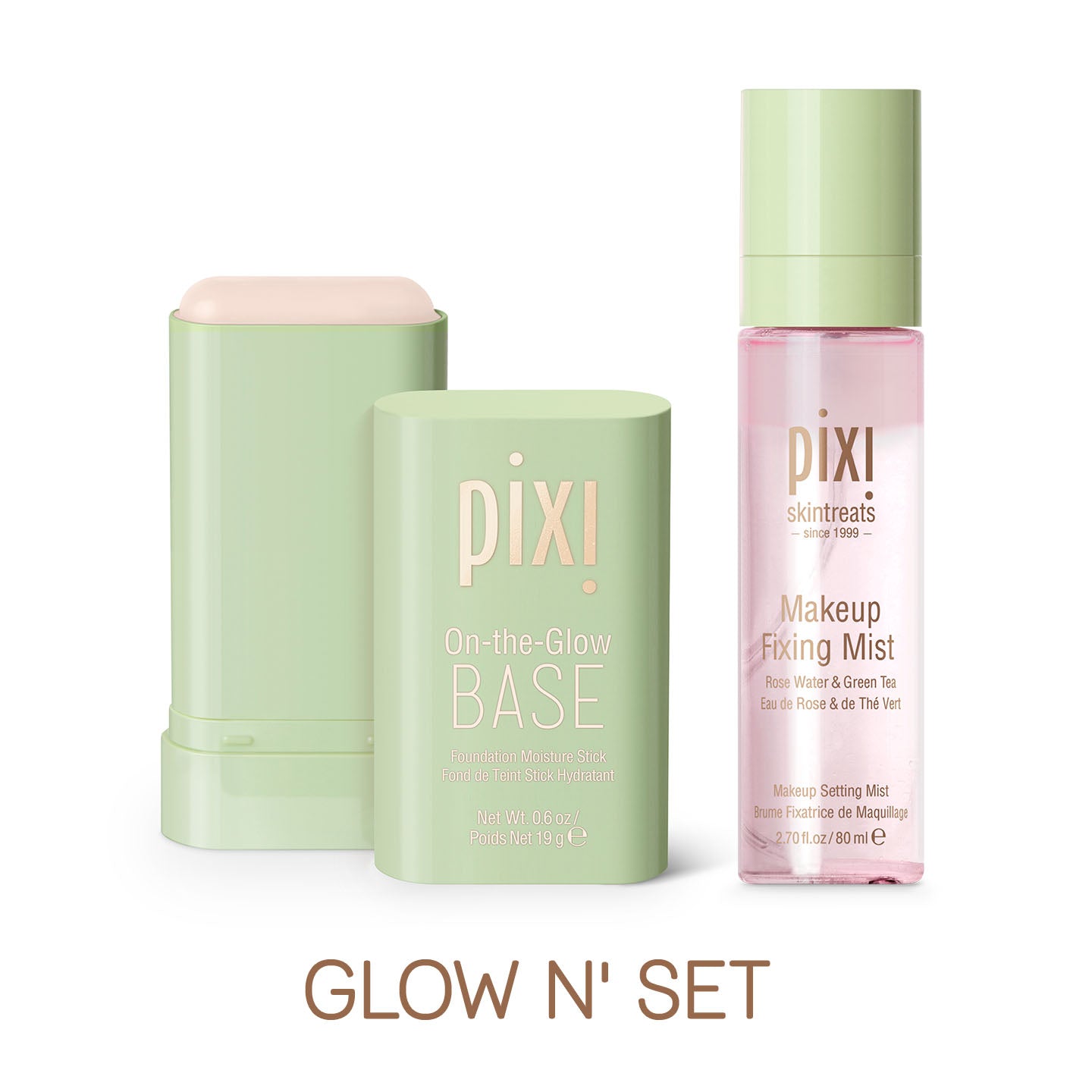 Pixi Glow Tonic Glow N Set Bundle Base 18 Nuancen + Mist