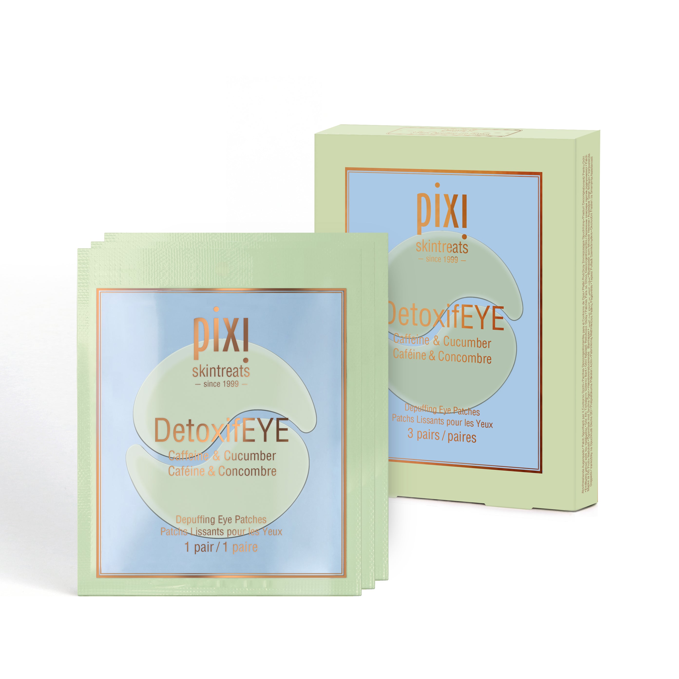 Pixi DetoxifEYE Augenpads 3 Paare Travel Size