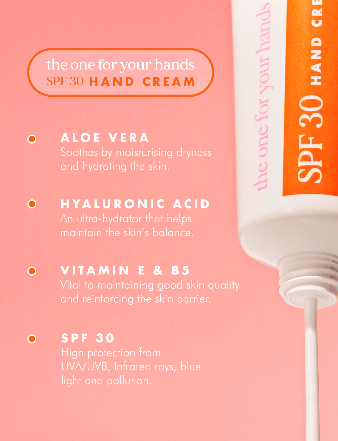 Hello Sunday Body & Hands One For Hands Creme SPF 30 Hyaluron