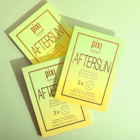 PIXI Beauty SunTreats Aftersun Sheet Mask 3 Stück Tuchmaske