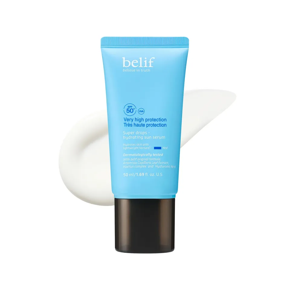 Belif Super Drops Sonnenserum SPF 50 50ml feuchtigkeitsspendend