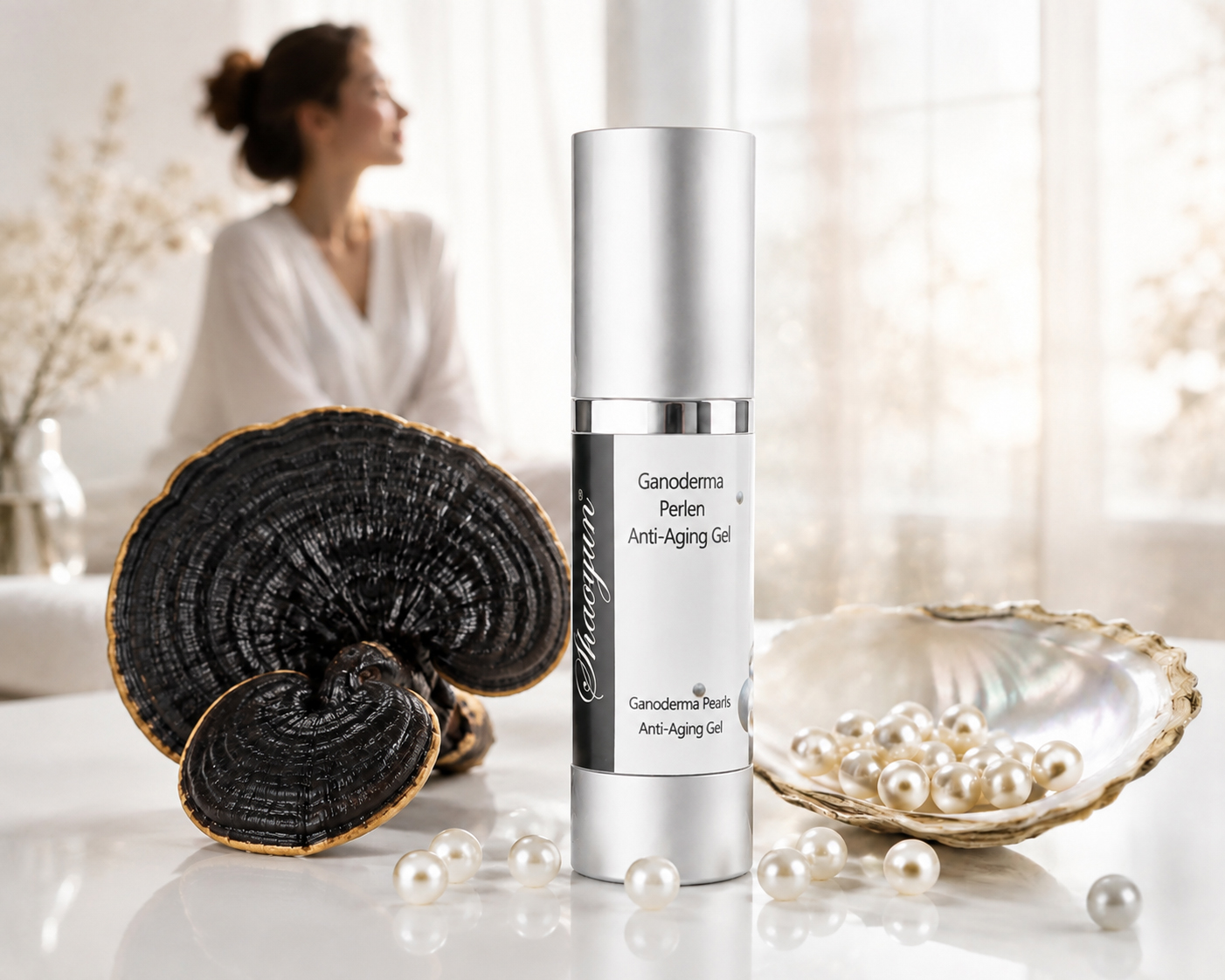 Shaoyun Gesichtspflege Ganoderma-Perlen Anti-Aging Gel sensibel