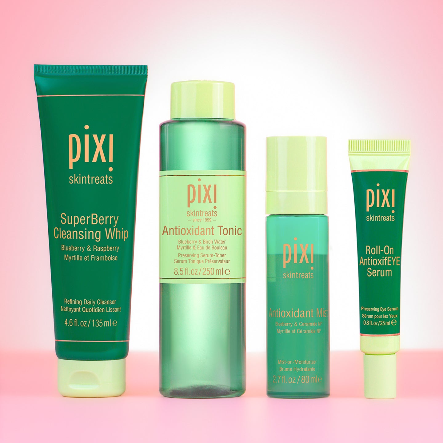 Pixi Antioxidant Essentials Set 4tlg Reinigung + Serum Glow