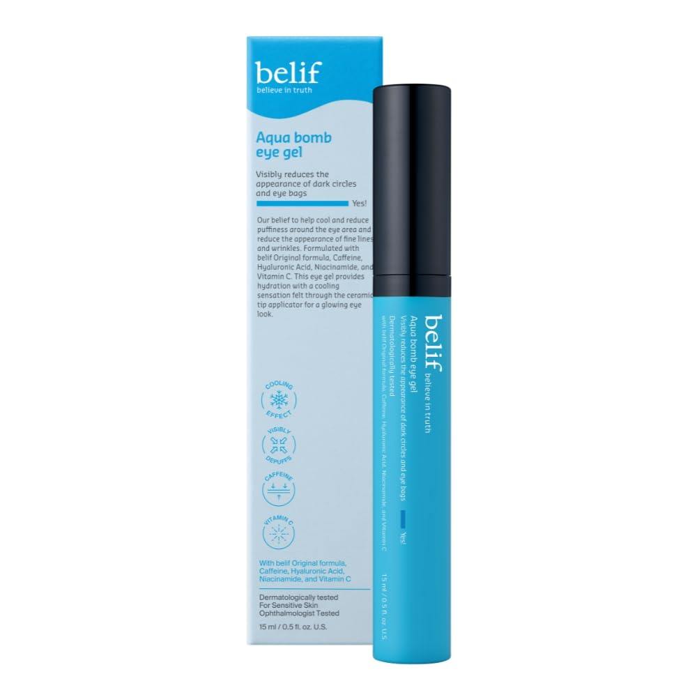 belif Aqua Bomb Cooling Eye Gel 15ml Koffein