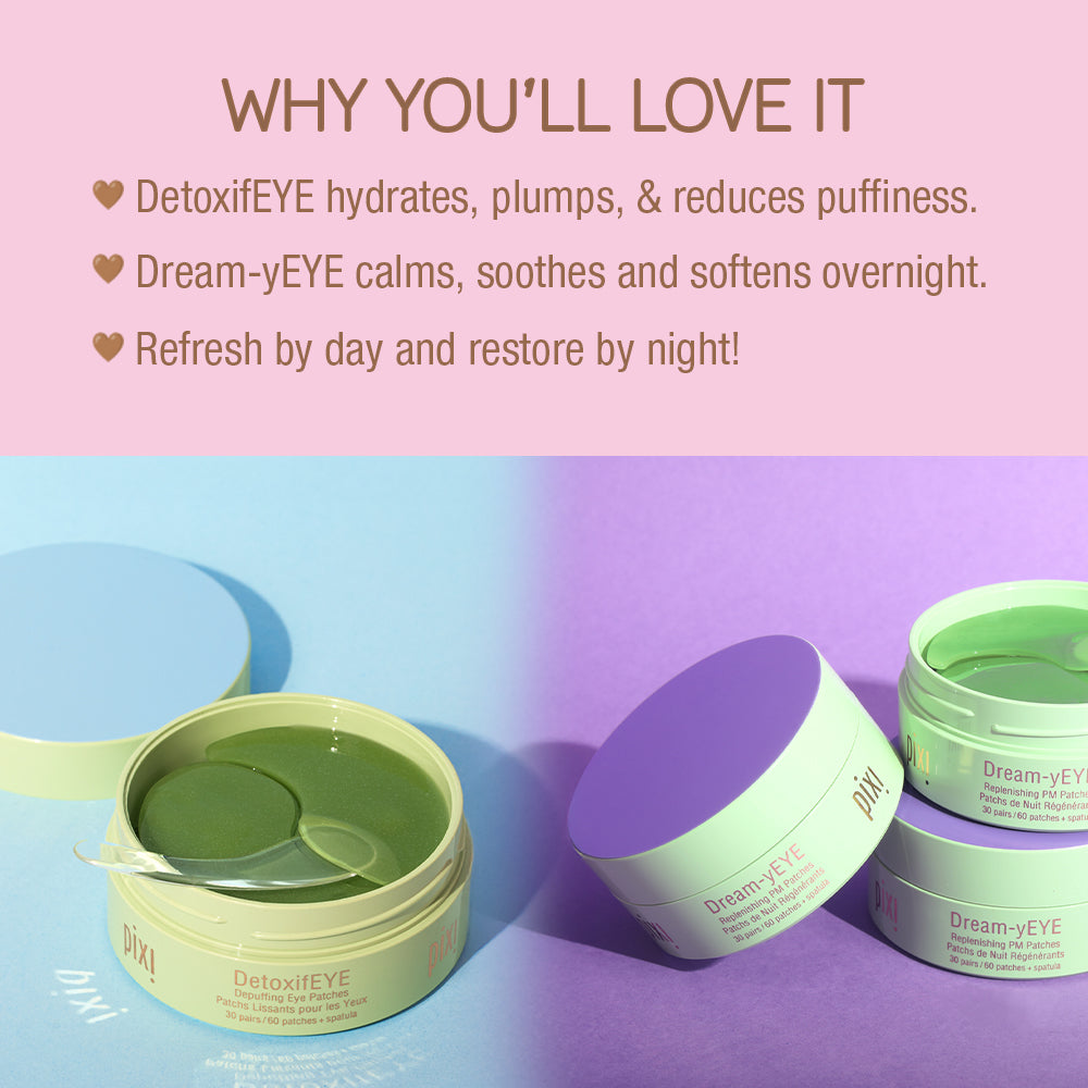 Pixi Beauty Eye Patches Day & Night Duo Augenpads 2x30 Hydrogel
