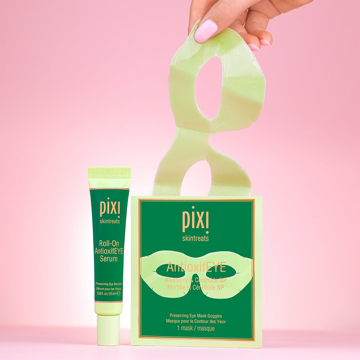 Pixi Antioxidant Duo Augenpflege Pads + Roll-On Serum