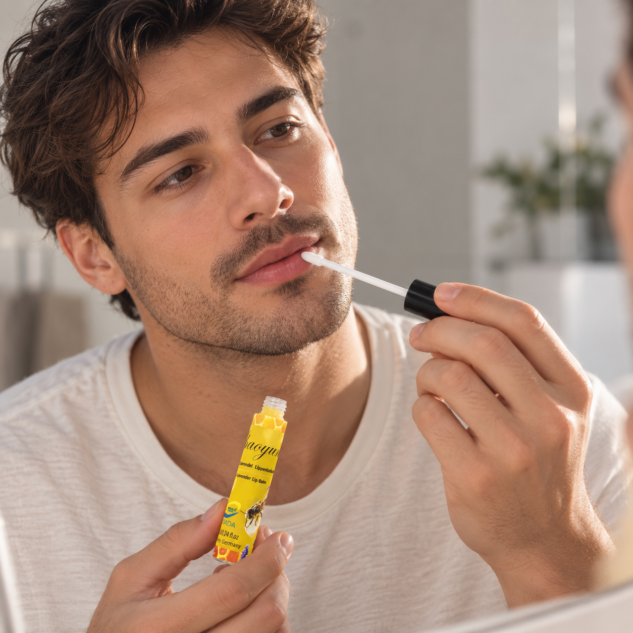 Shaoyun Gesichtspflege Lavendel Gelée Royale Lippenbalsam 7ml trocken