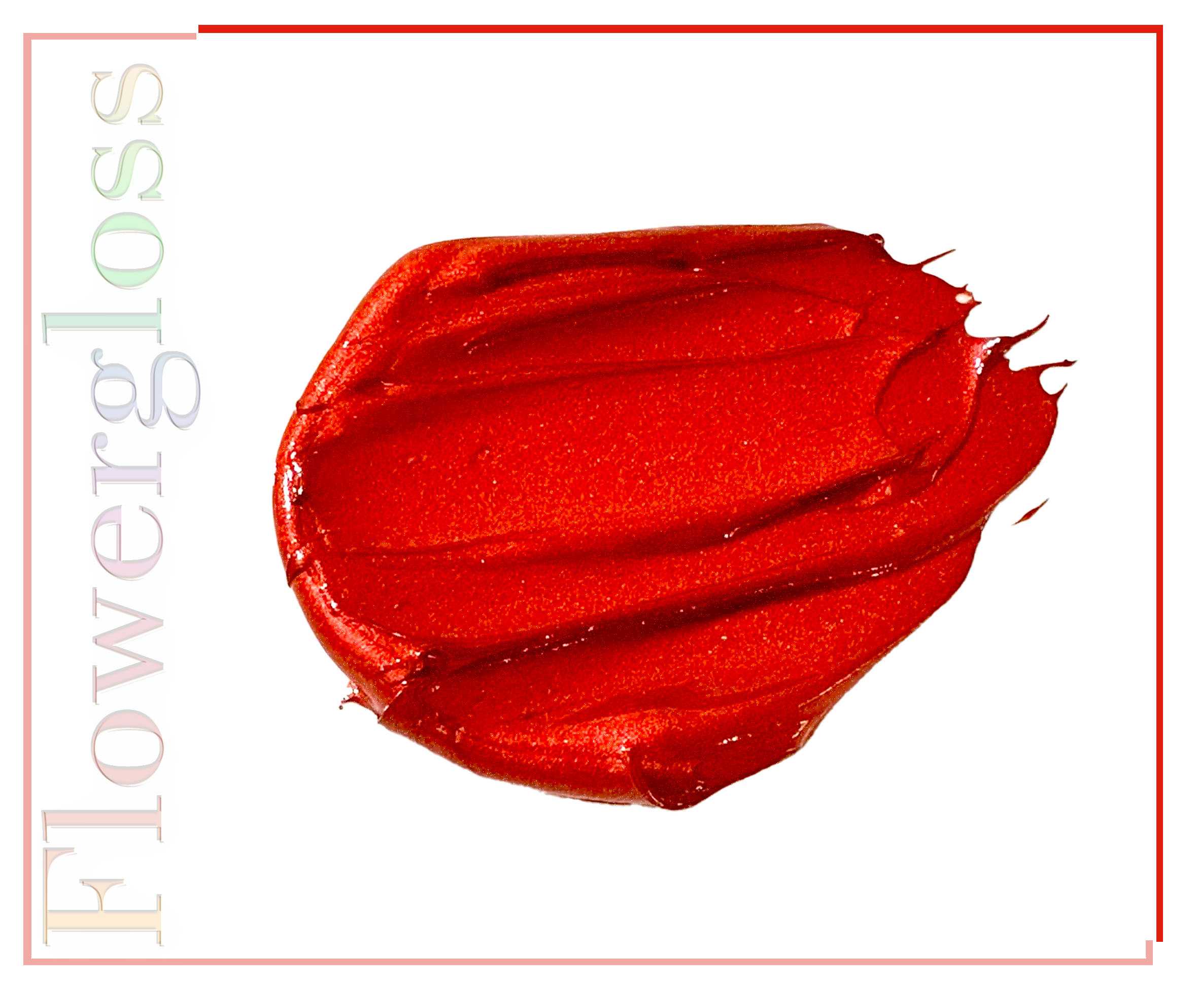 Shaoyun Flowergloss FG08 Strelitzie Lipgloss Orange-Rot Vegan