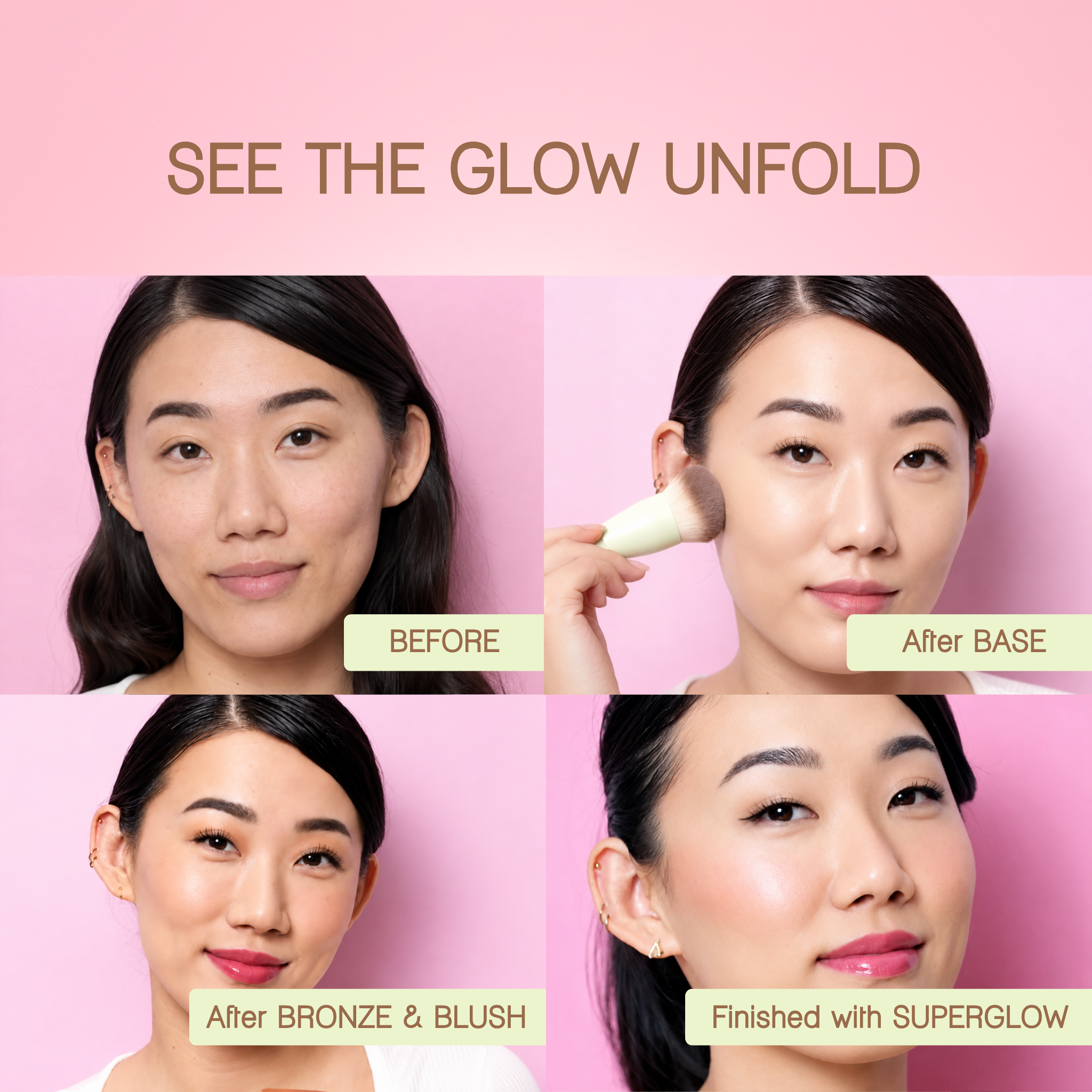 Pixi Glow Tonic Petra's Glow Edit Make-up Set 4tlg
