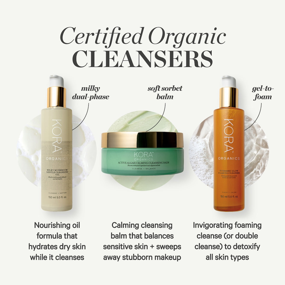 Kora Organics Turmeric Glow Foaming Cleanser Waschgel 150ml