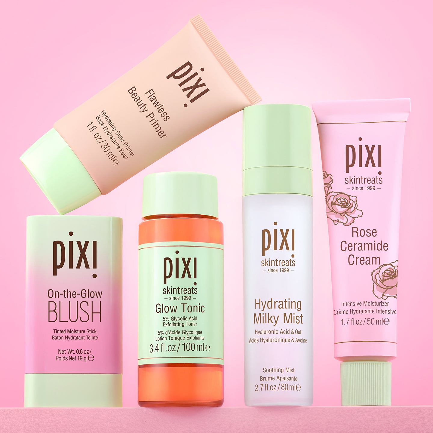 Pixi Glow Tonic Best Of Bundle 5tlg Gesichtspflege Set Glow