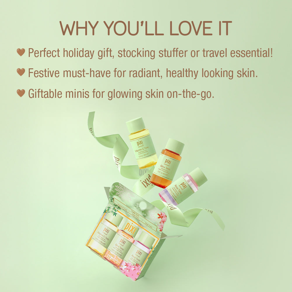 Pixi Glow Tonic Tonic Trio Kit Gesichtswasser 3er Set Glow