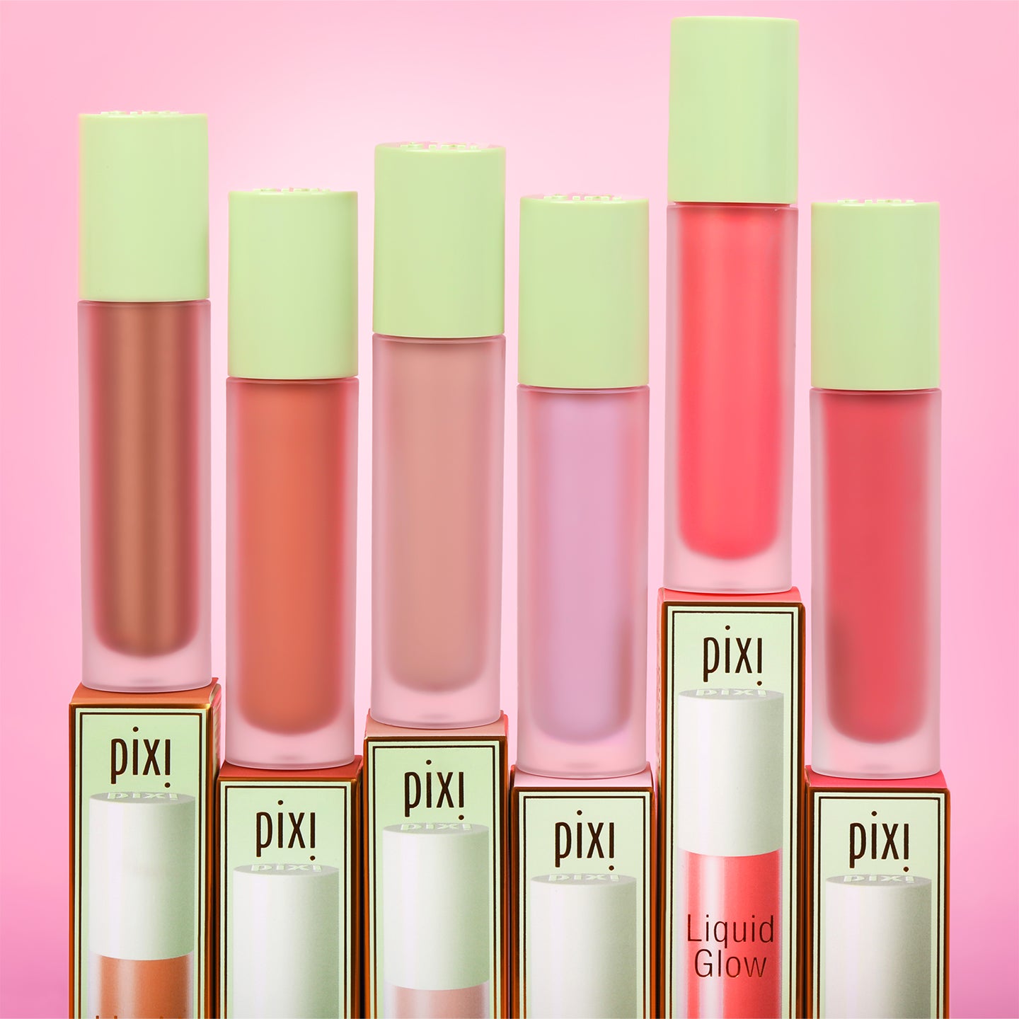 Pixi Makeup LiquidGlow Blush Trio Serum 3 Farben