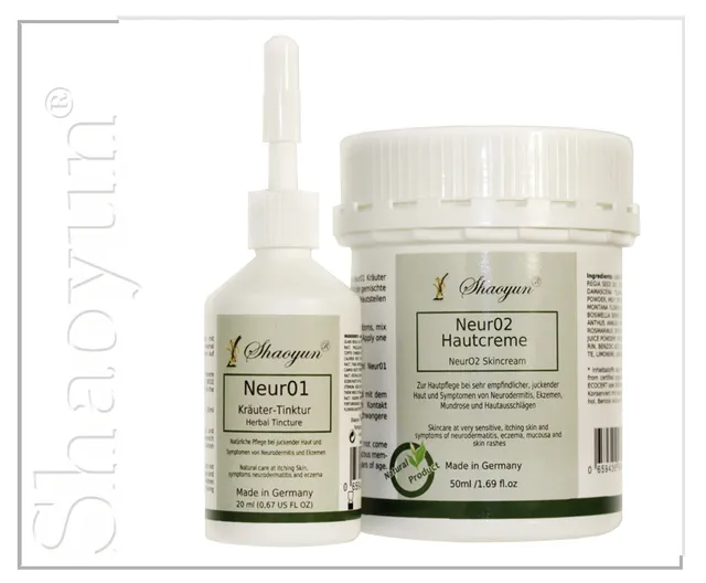 Shaoyun Neurodermitis Neur02 Pflegeset Creme Tinktur Hanföl