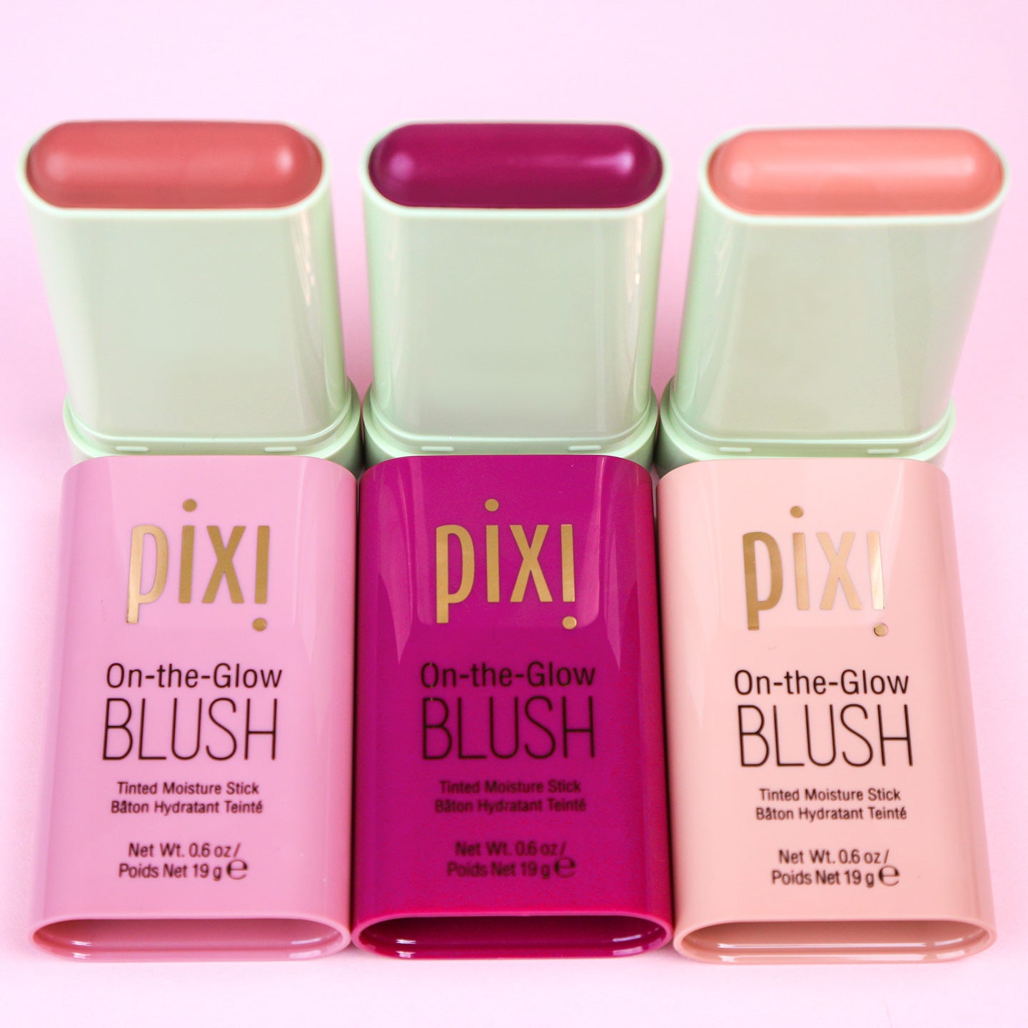 Pixi Makeup On-the-Glow Blush Set 3 Stifte Cassis Chantilly